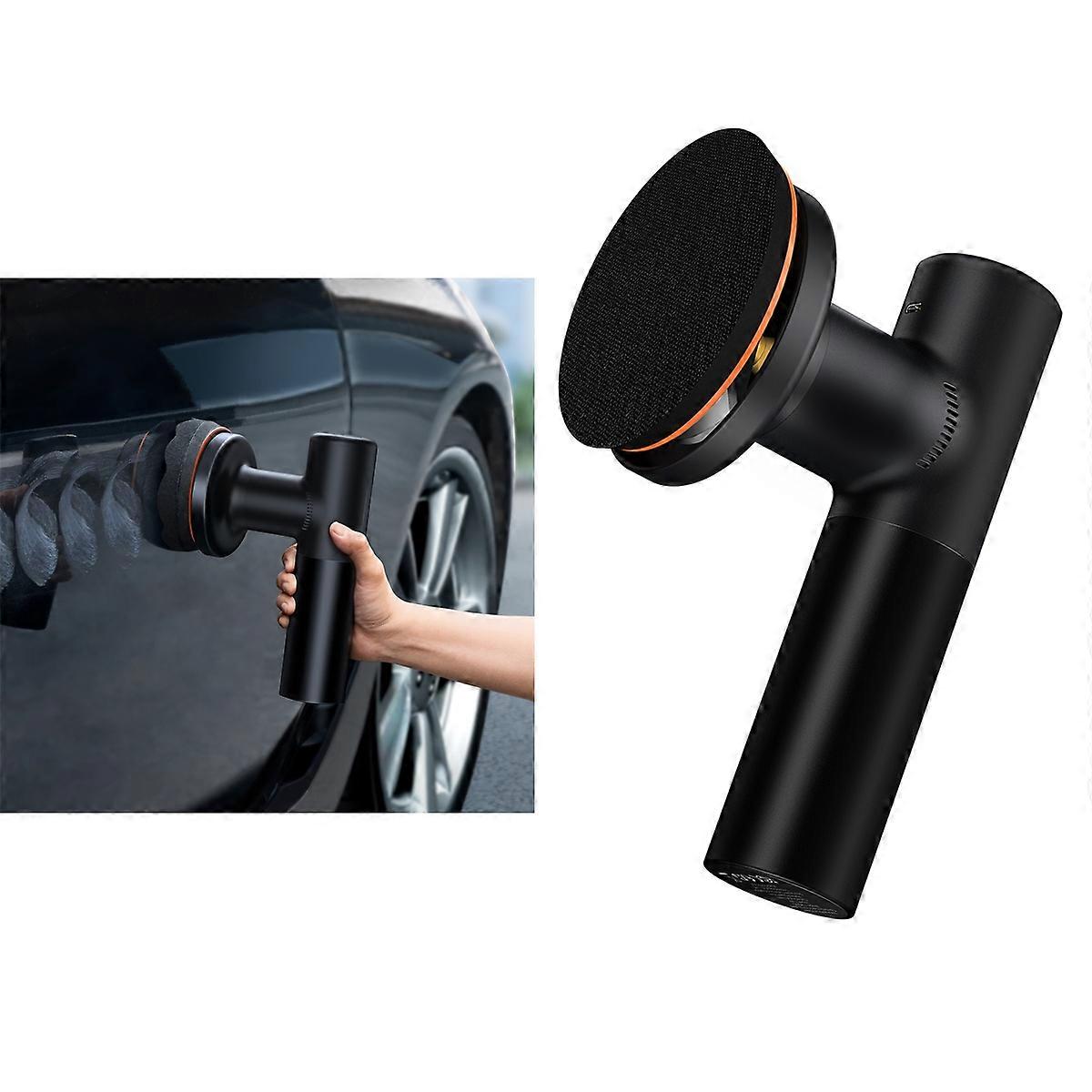 BASEUS New Power Cordless Electric Polisher with Flat Foam Pad Waffle Foam Pad Wool Pad Type C Charg