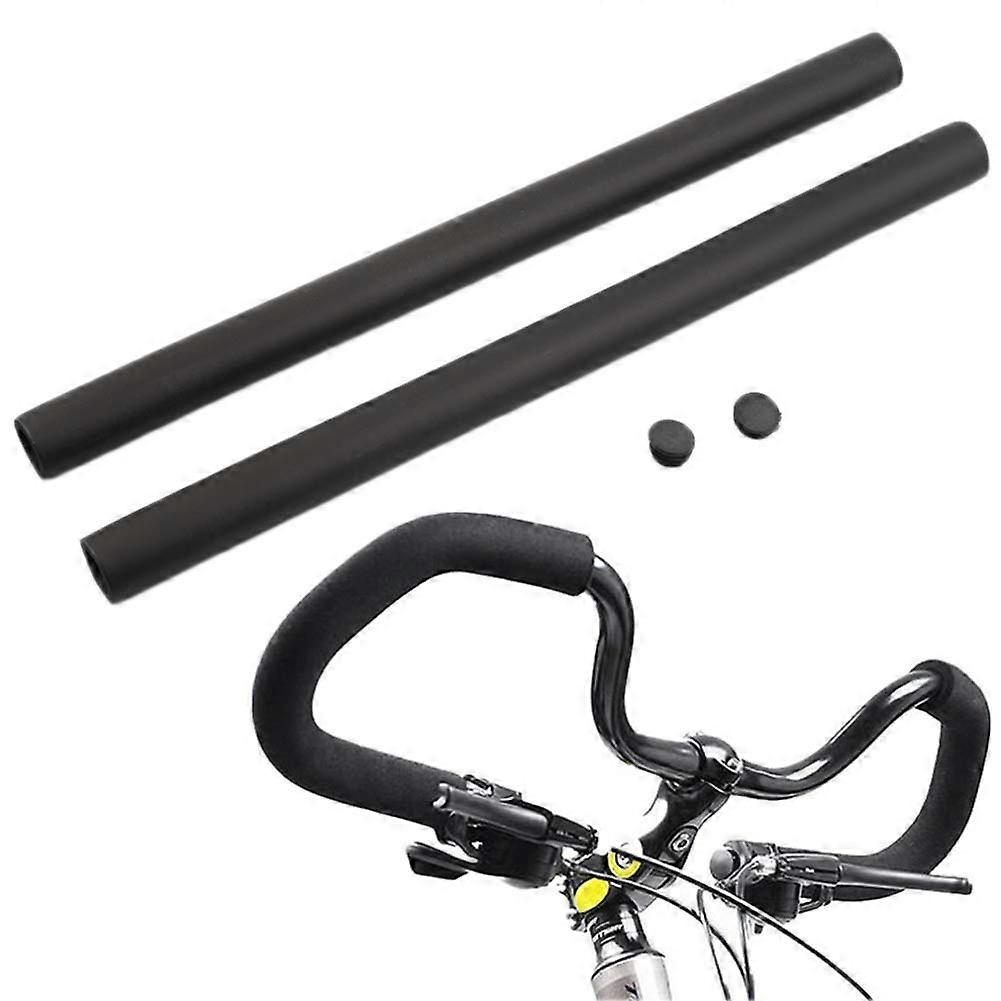 2 Pieces Bicycle Cycling Sproof Handlebar Sponge Cover Soft Foam Mat Handlebar Grips 22.2 mm