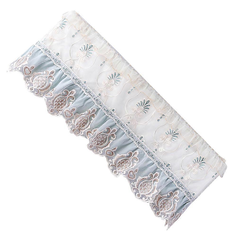 Dustproof Air Conditioner Cover Rectangular Cloth Green 90x35cm 1Pcs