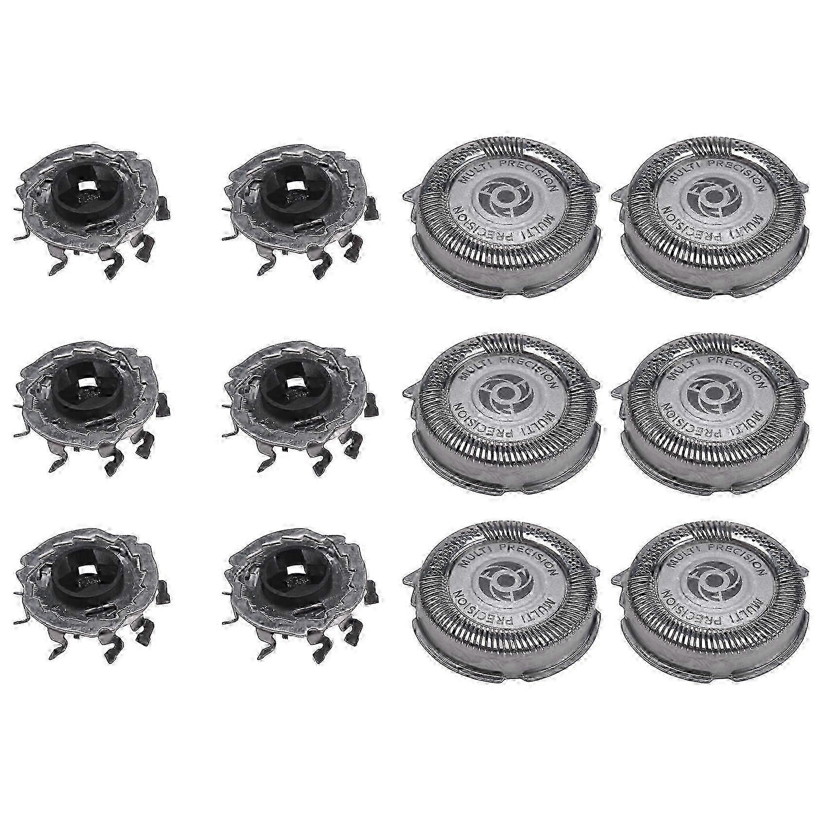 2025 6 Pack SH50 Replacement Heads for Philips Norelco Series 5000 Shavers, S5000 S5420 S5380 S5351 MultiPrecision Blades - HZ