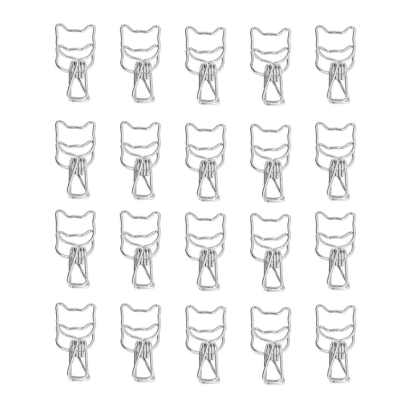 2025 Latest Model  20pcs Paper Clips Attractive Decorative Stable Reliable