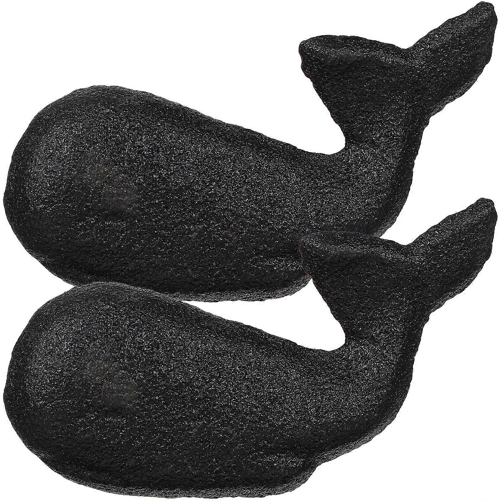Whale Handle Cast Iron Wardrobe Handle for Home 2Pcs Ocean Theme Pull Knobs