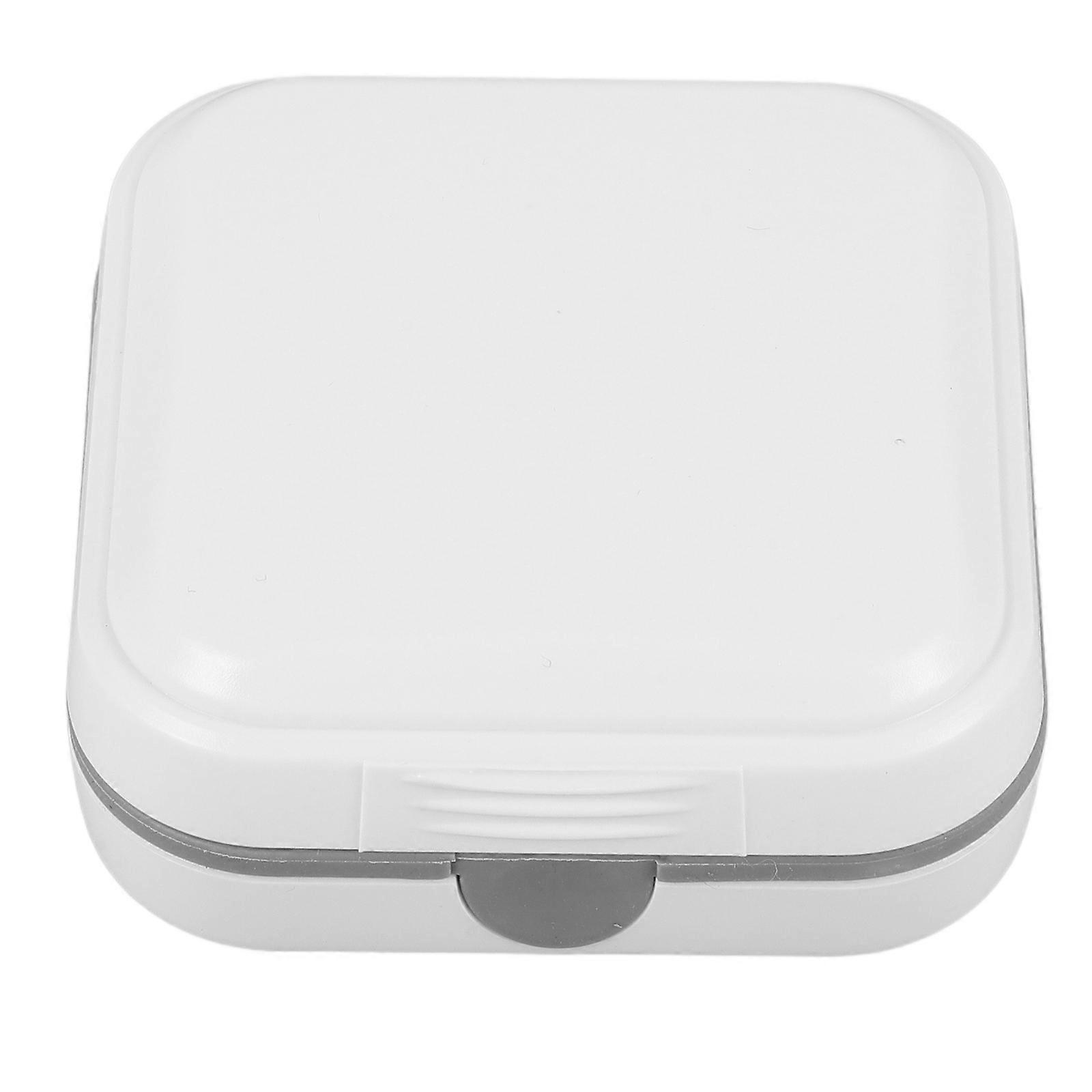 Compact Rectangular Hearing Aid Case for Daily Use Storage and Dryness Comfort ABS Material 1Set