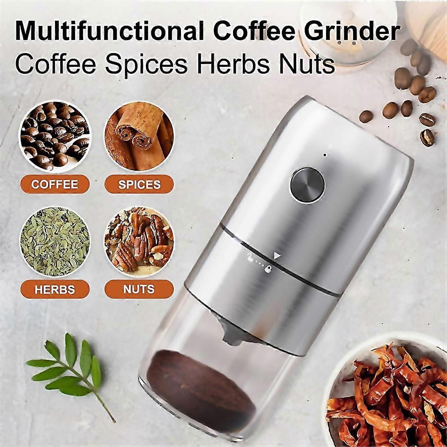 For Portable Electric Burr Coffee Grinder,with Multiple Grinding Settings