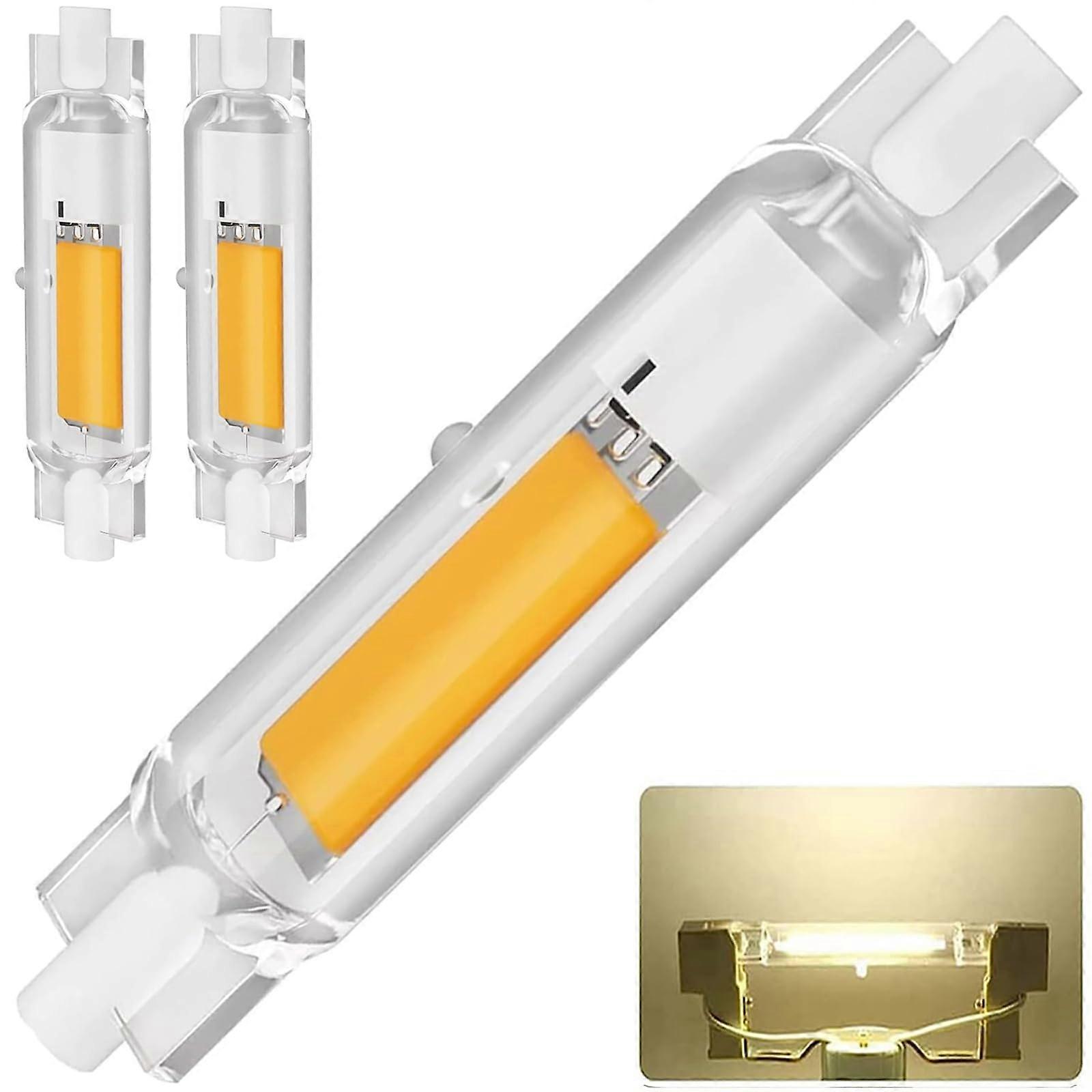 R7S LED Bulbs 78mm Dimmable 20W Replacement for 200W Halogen, 4000K Natural White, 2000LM, 360° Beam Angle, Pack of 2