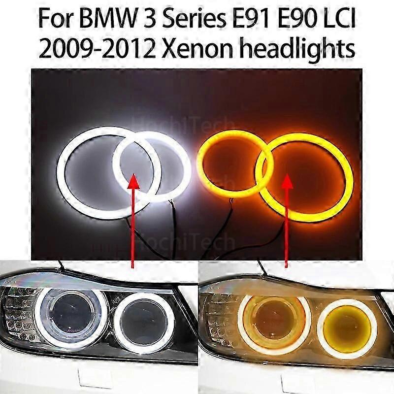 Switchback Led Eye Dual Amber For 3 E91 E90 Lci 2009-2012 Xenon Headlights