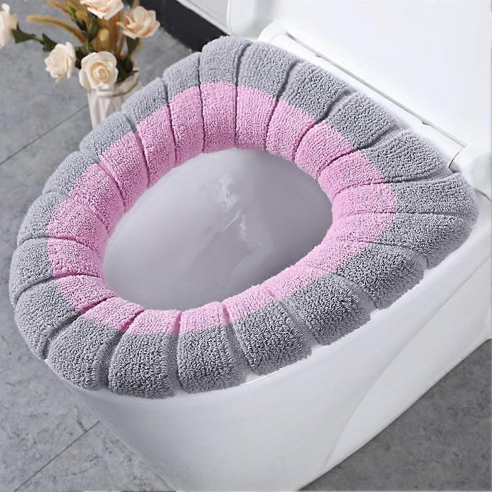 2pcs Toilet Seat Mat, Soft Thick Self-adhesive