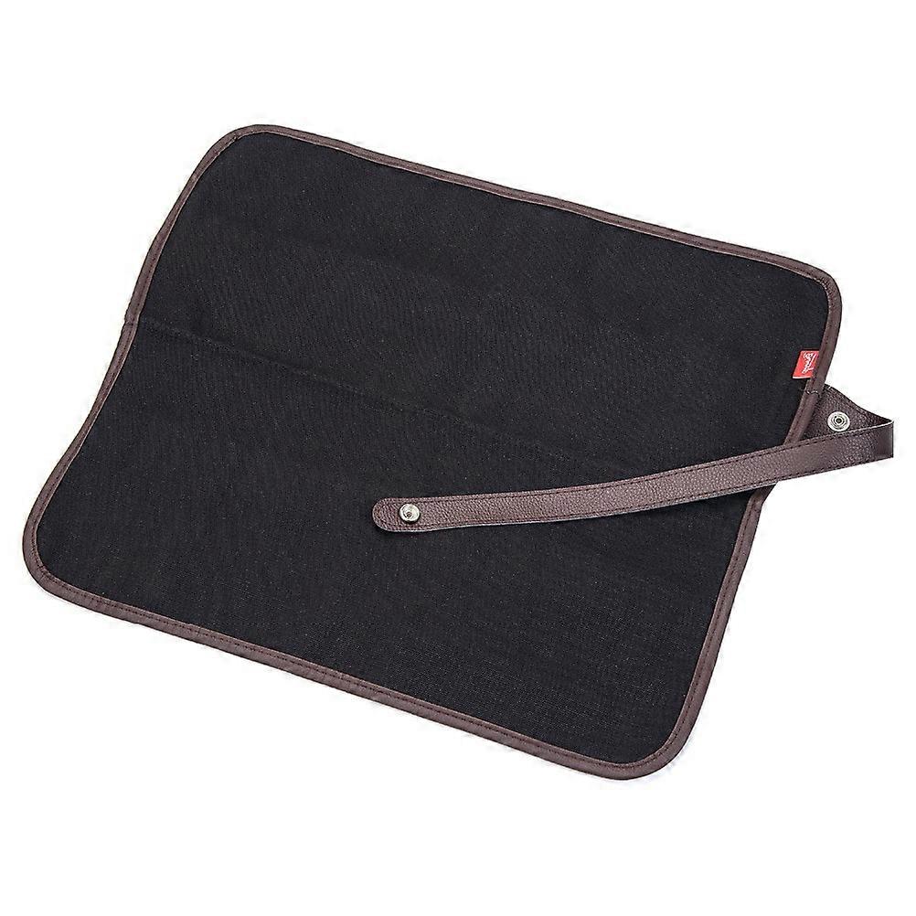 Pencil Roll Wrap Canvas Pencil Wrap Case Daily Use Rectangular Assorted Color Protection 1Set
