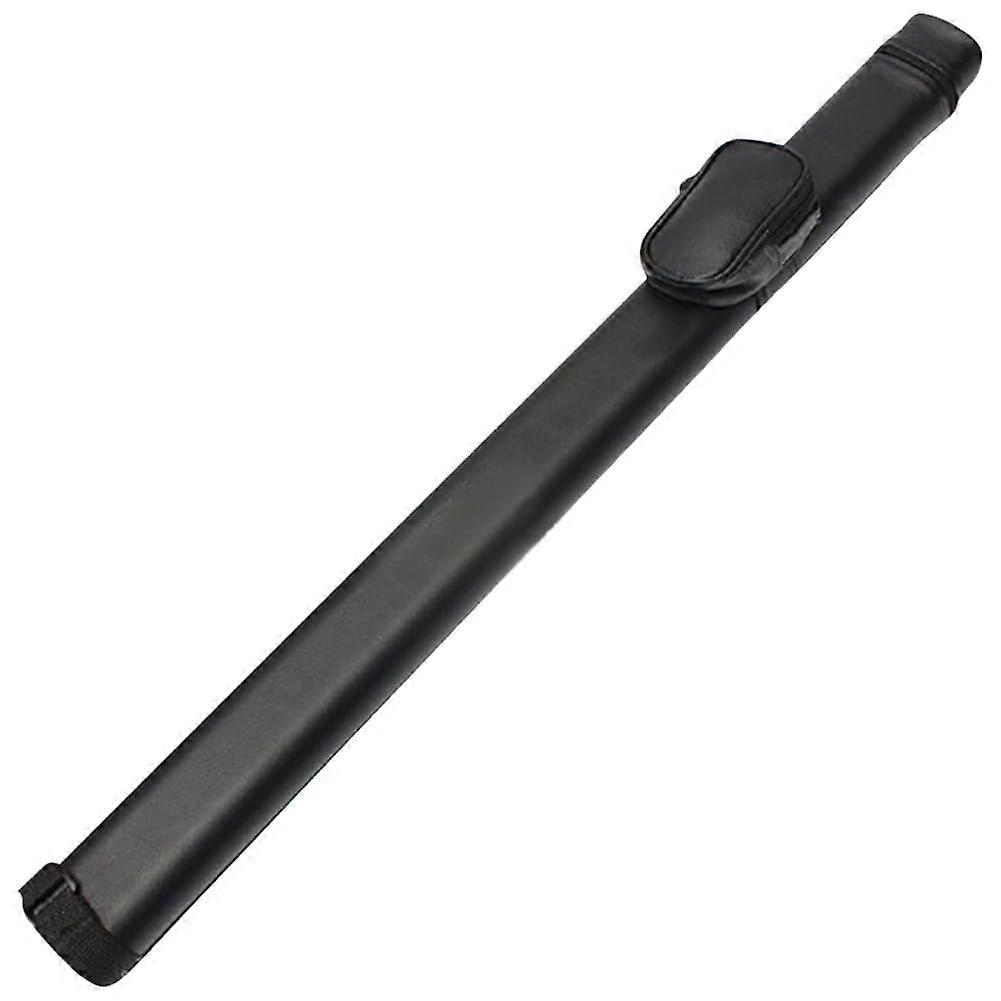 Portable leather baseball bat case for billiard cue, carrying container, fits 1/2 snooker, billiard