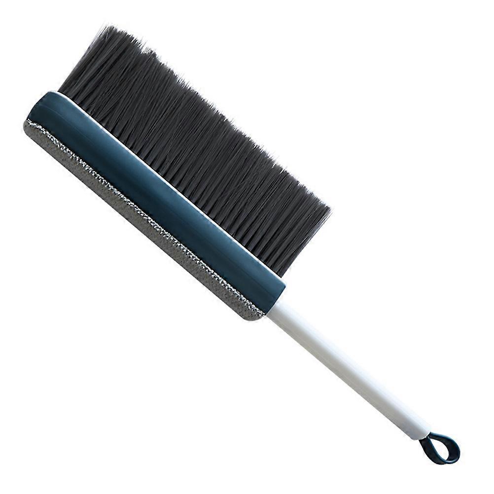 Blue Cleaning Brush with Telescopic Handle for Furniture Clothes ABS Material 1pc