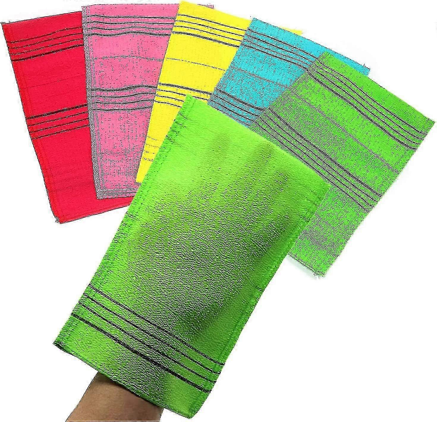 5-pack Double-sided Peeling Gloves for Removing Dead Skin