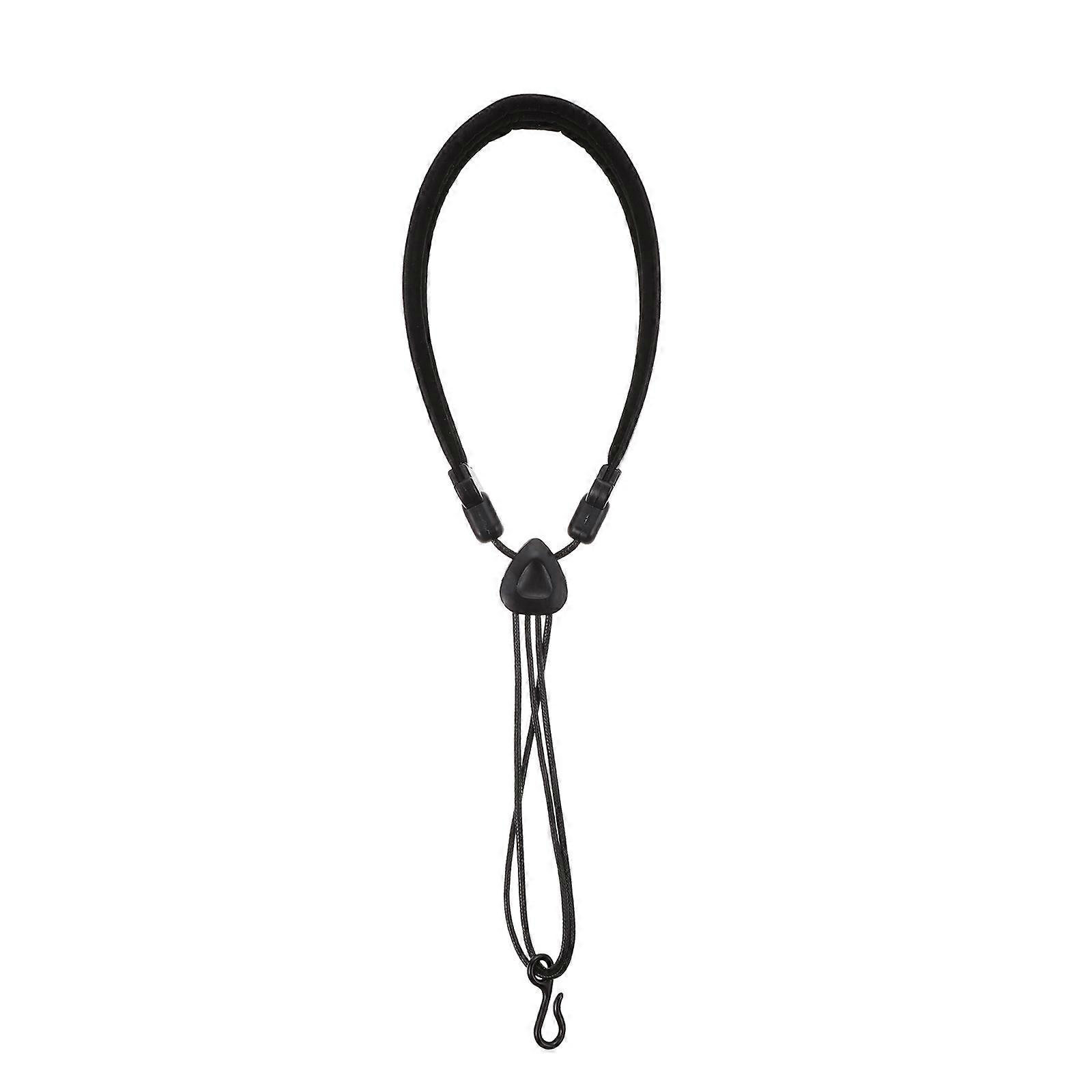 Saxophone Belt Simple Saxophone Belt for Musicians Black 56X3CM 1Pcs