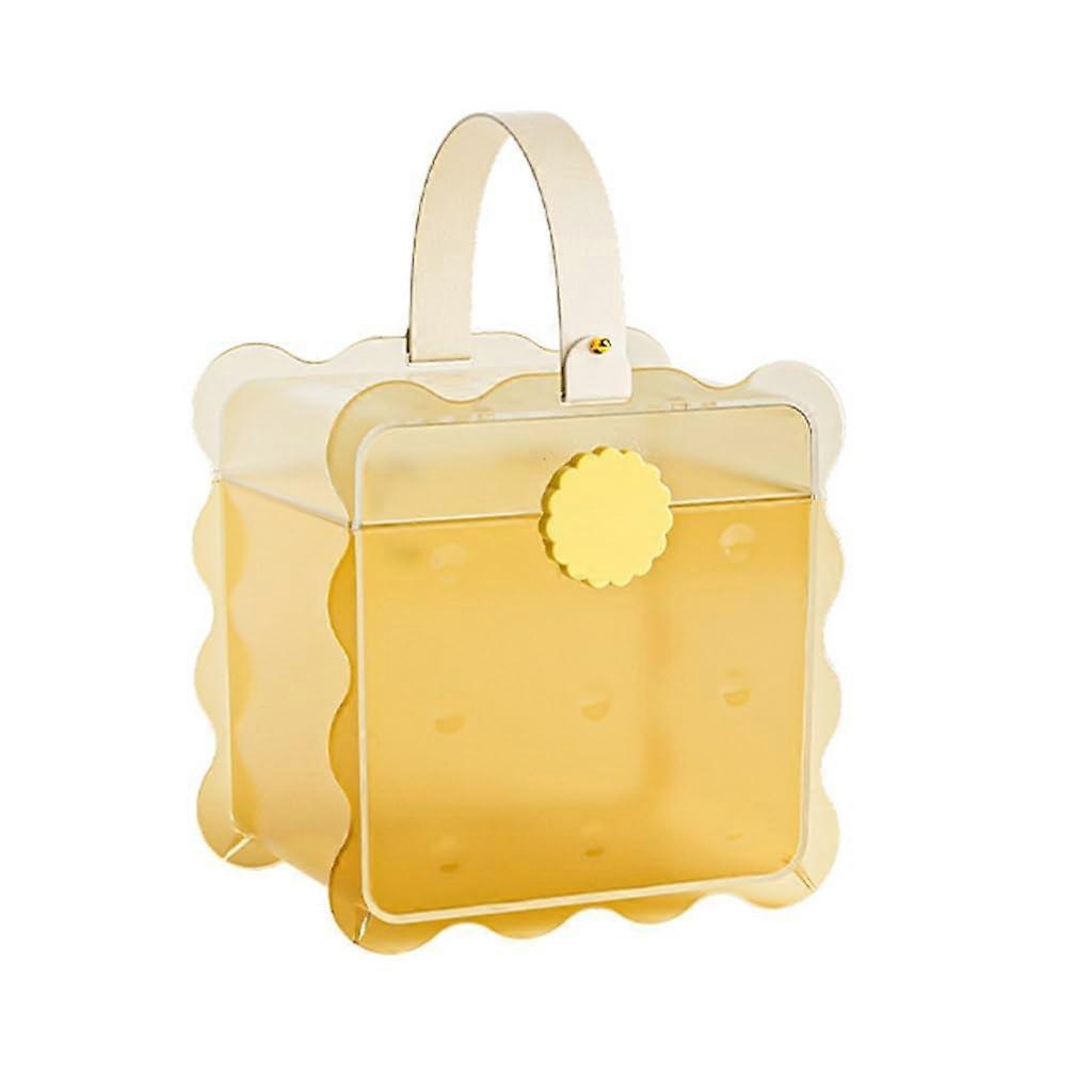 Hamster Carrier Small Animal Vented Carrier for Squirrels, Portable Travel Cage, Lightweight Mesh Design, 12x8x8 Inches