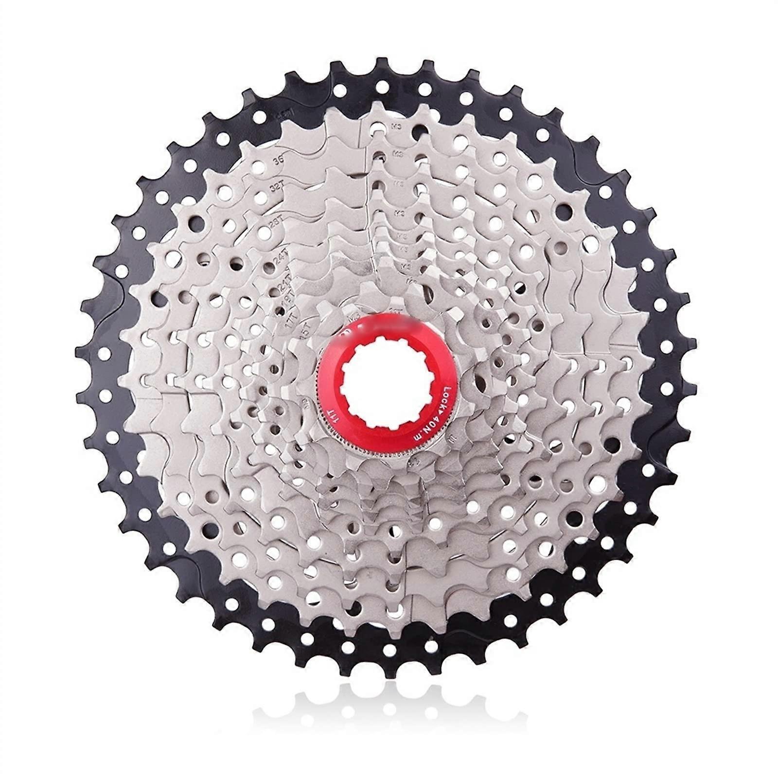11speed bicycle cassette 1142T MTB freewheel 11S sprocket chainring (11s 42t black silver)