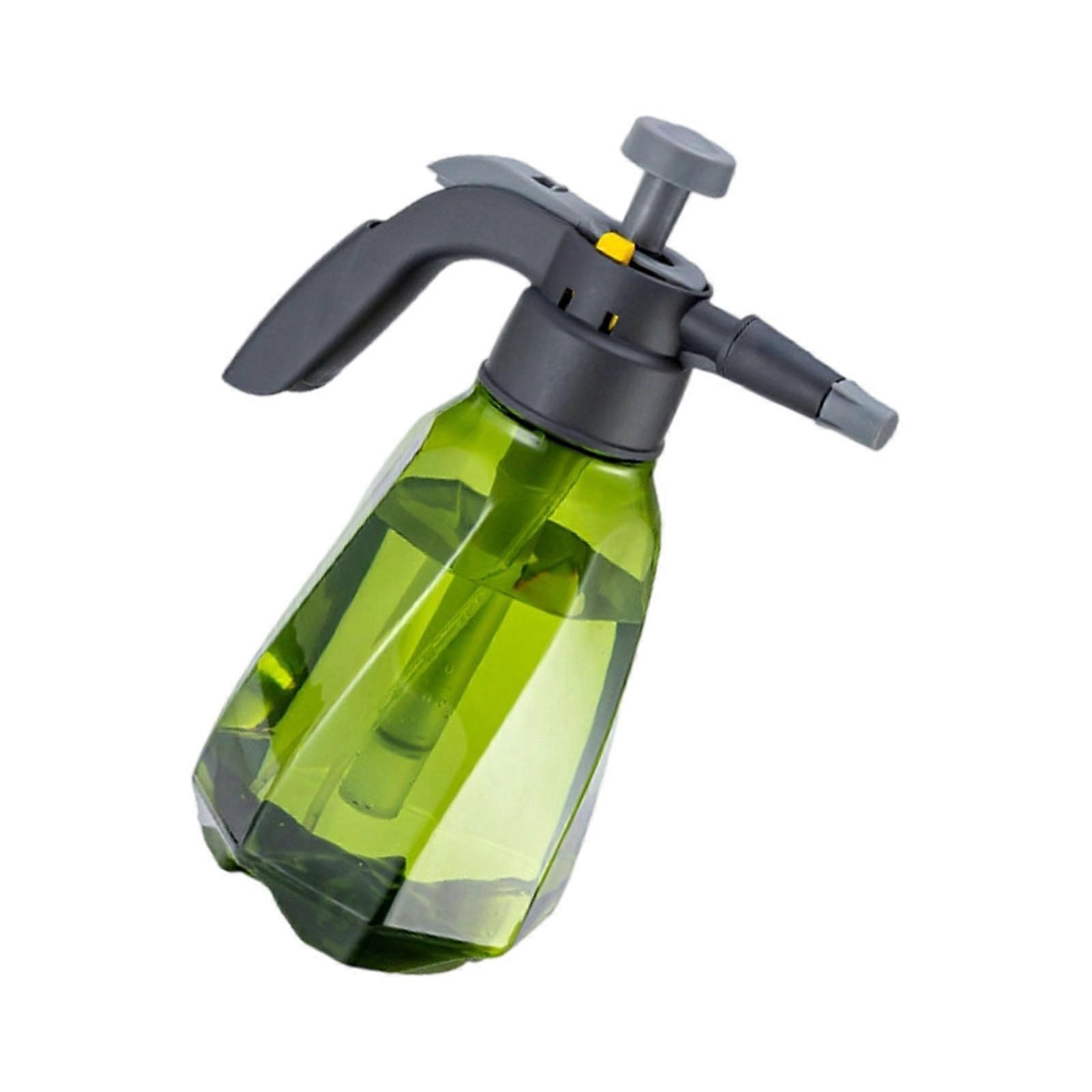 Multipurpose 1.5L Plant Watering Can Pressure Sprayed Bottle Comfortable Grip Handle Suitable For Indoor Outdoor Plant  Emerald green