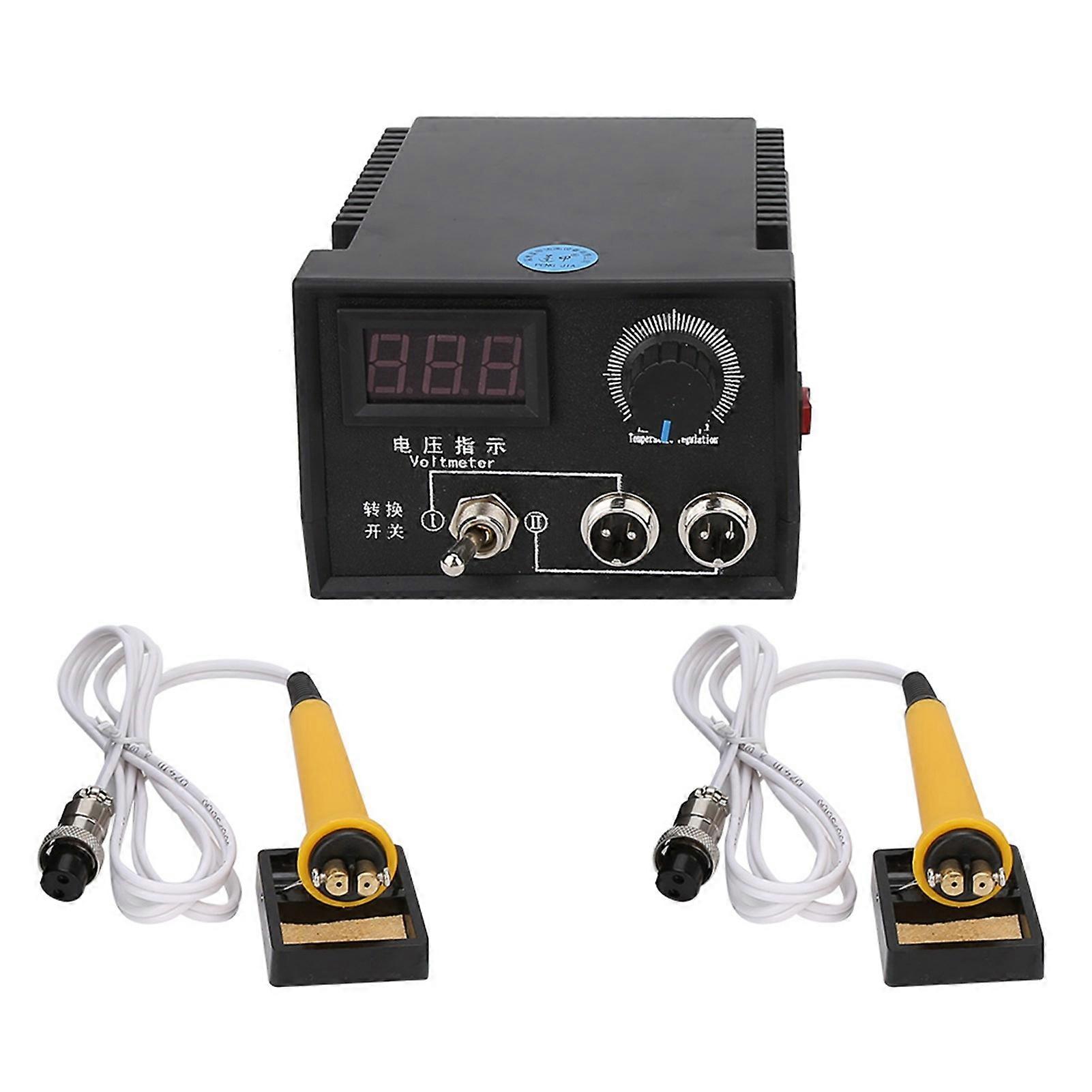 LH40-SF802 Digital Display Dual Interface Pyrography Machine Heating Solder Wooden Craft ToolUK Plug 220-240V