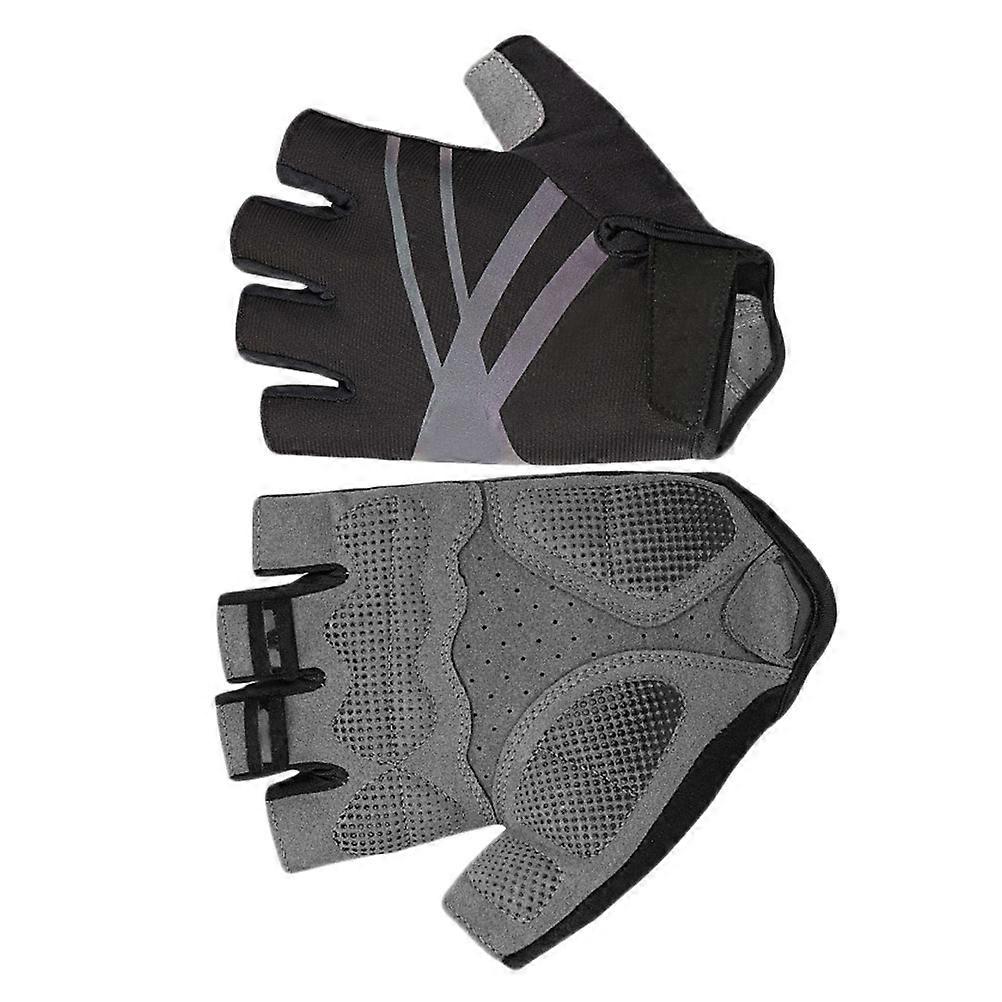 MTB Riding Gloves for Mountain Bike with Skidproof and Shockreducing Cloth Black XL
