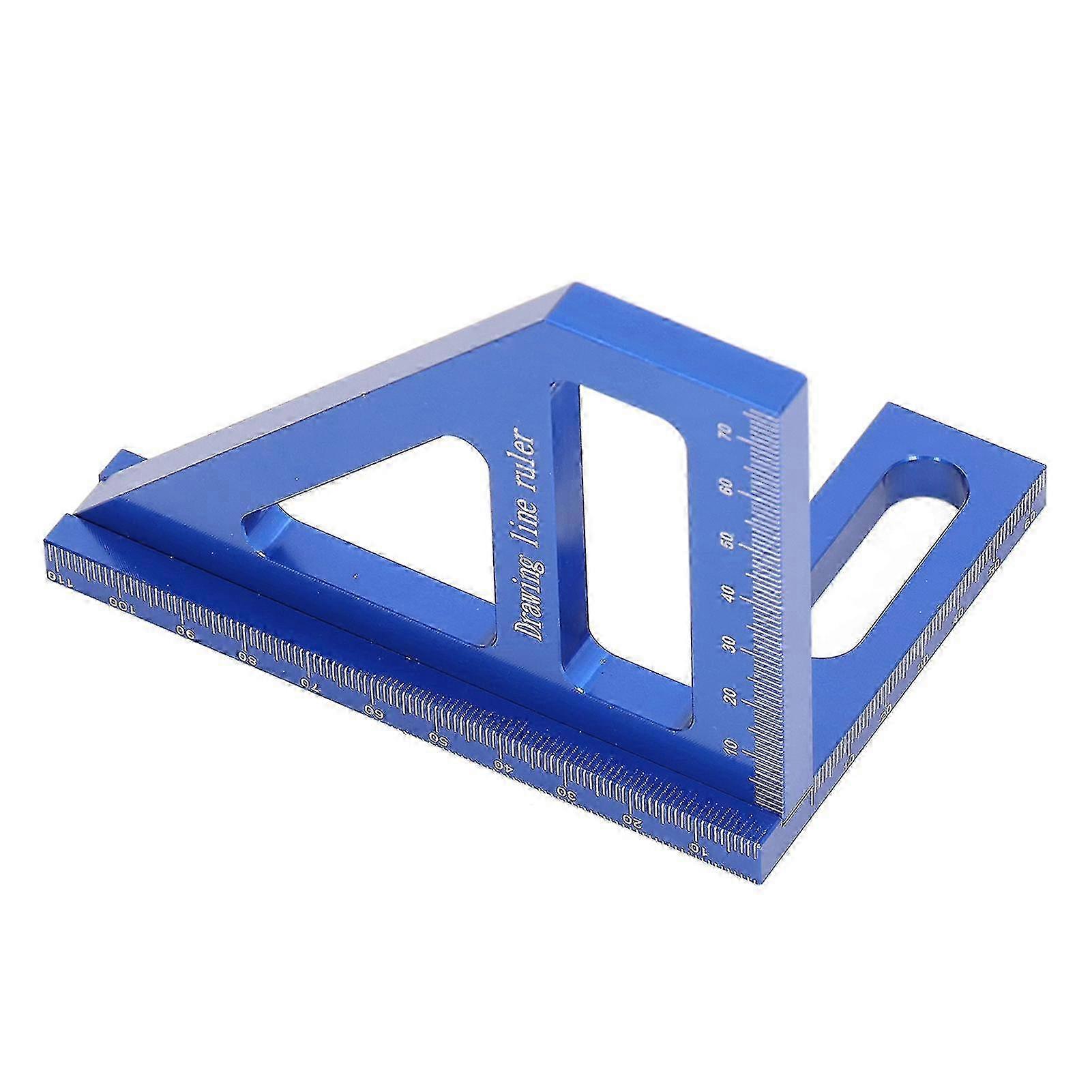 Accurate Angle Measuring Ruler 45�� & 90�� - Efficient Aluminum Alloy Layout Miter Gauge Tool for Woodworking & carpentry Projects