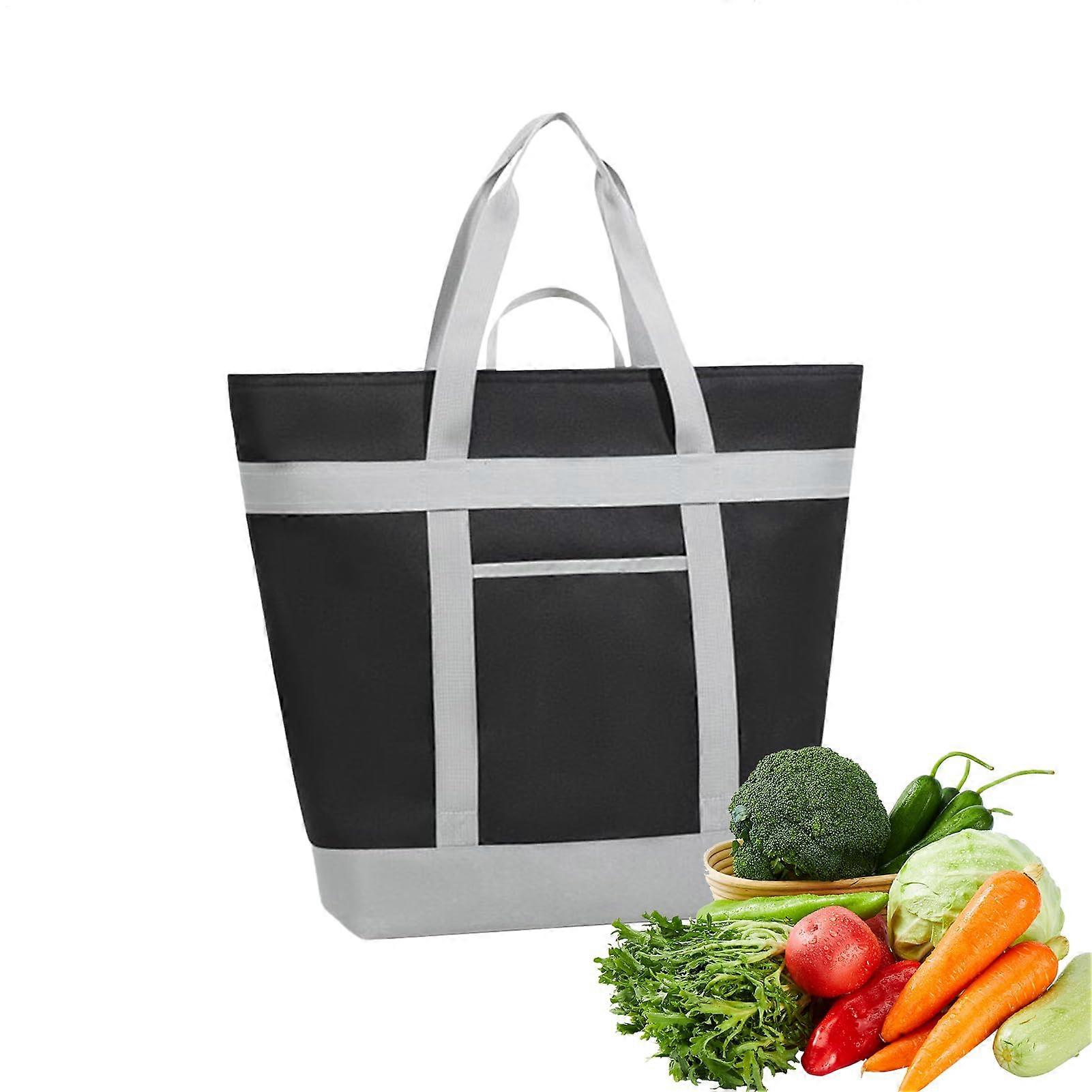 Cooler bag, insulated, leakproof, waterproof, ice chest, black