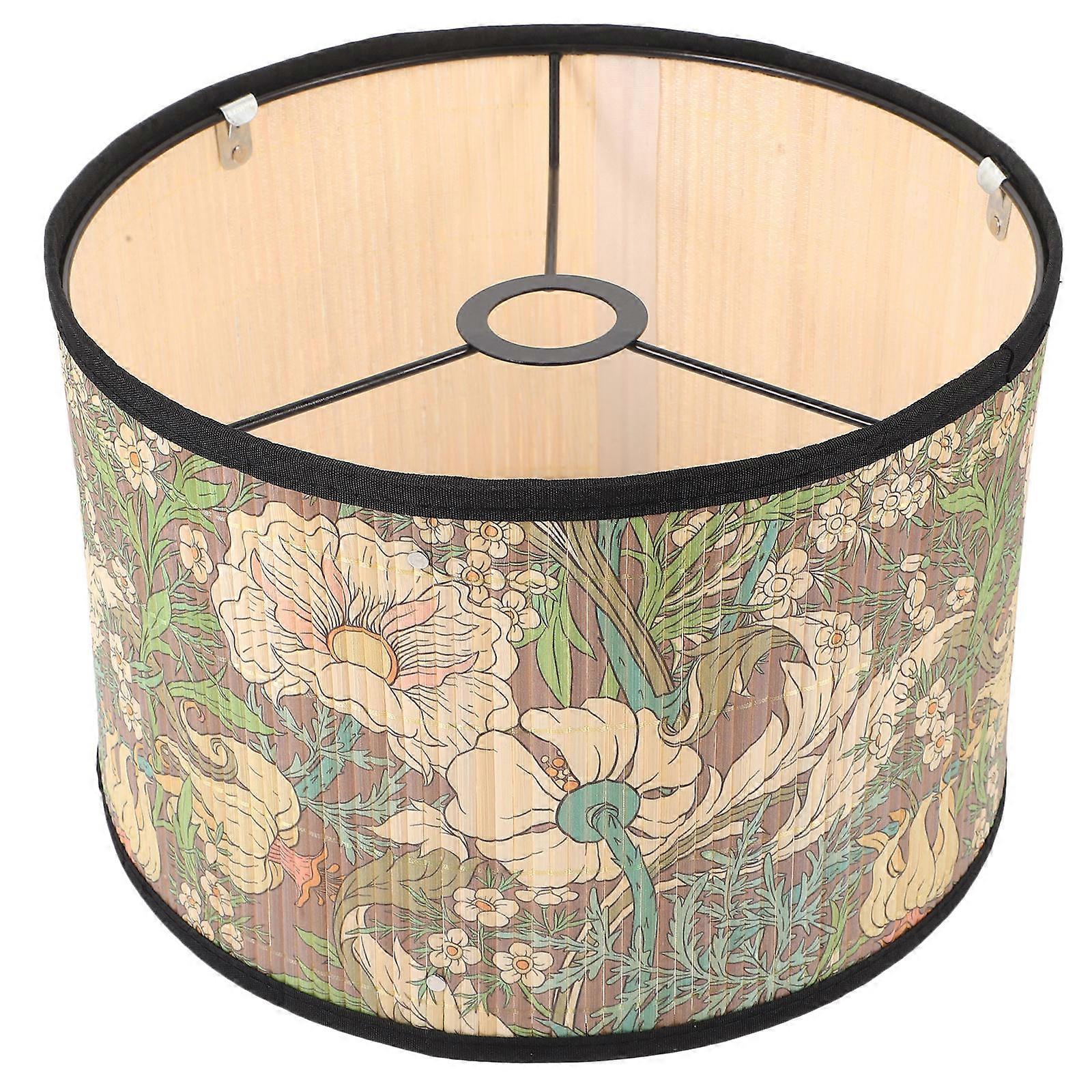 Bamboo Lampshade Pendant Lamp Shade Decor Dining Room Accessory 1Pcs