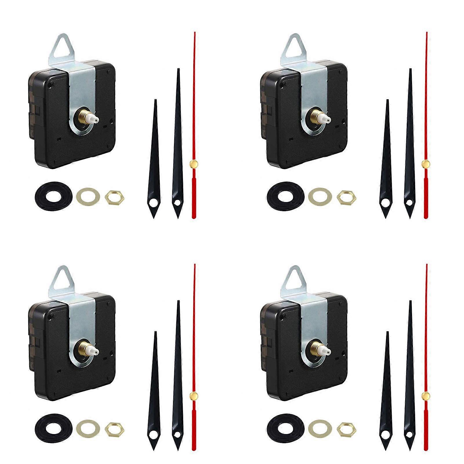 Quiet Clock Movement High Accuracy Noiseless Operating Universal For Wall Desk Clock Replacement Multicolor