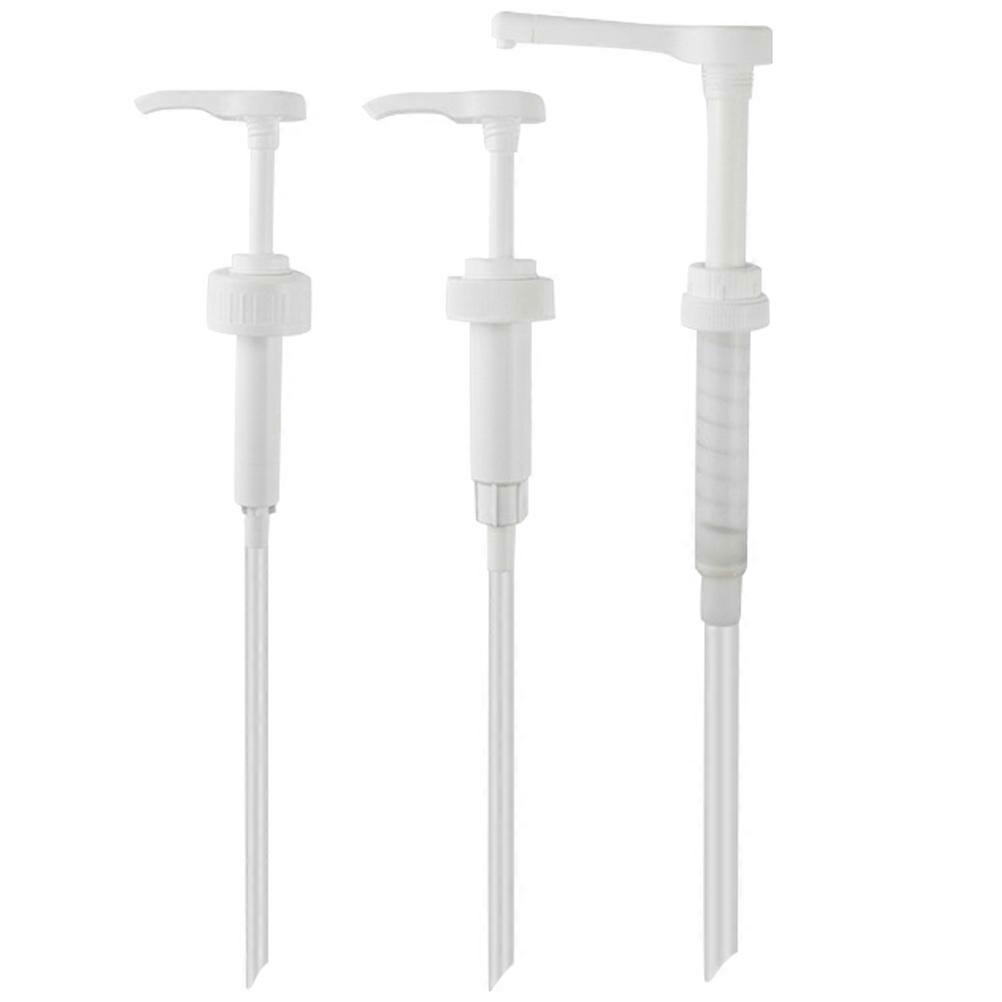 Syrup Pump Bottle Liquid Dispensing Replacement For Broken Pumps Bottles Cosmetics 8cc White 3Pcs