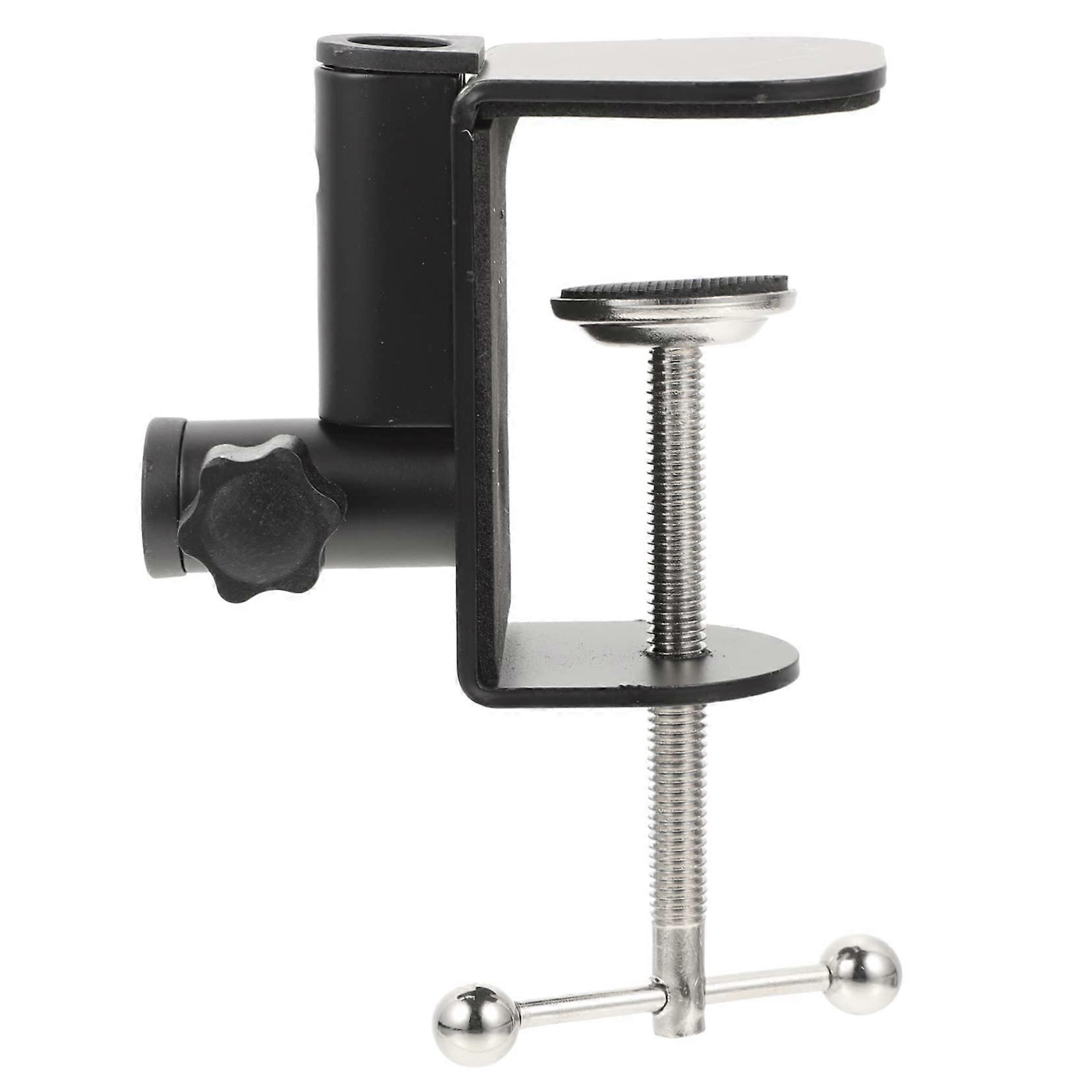 Adjustable Desk Clamp for Lamps and Microphones, Heavy-Duty Metal, Ergonomic Design, Easy Install, Compatible With Desks