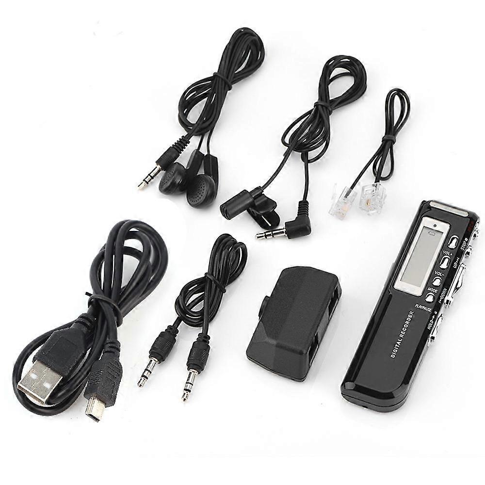 8GB Memory Digital Voice Recorder with Auto Recording and Multi-Language Support