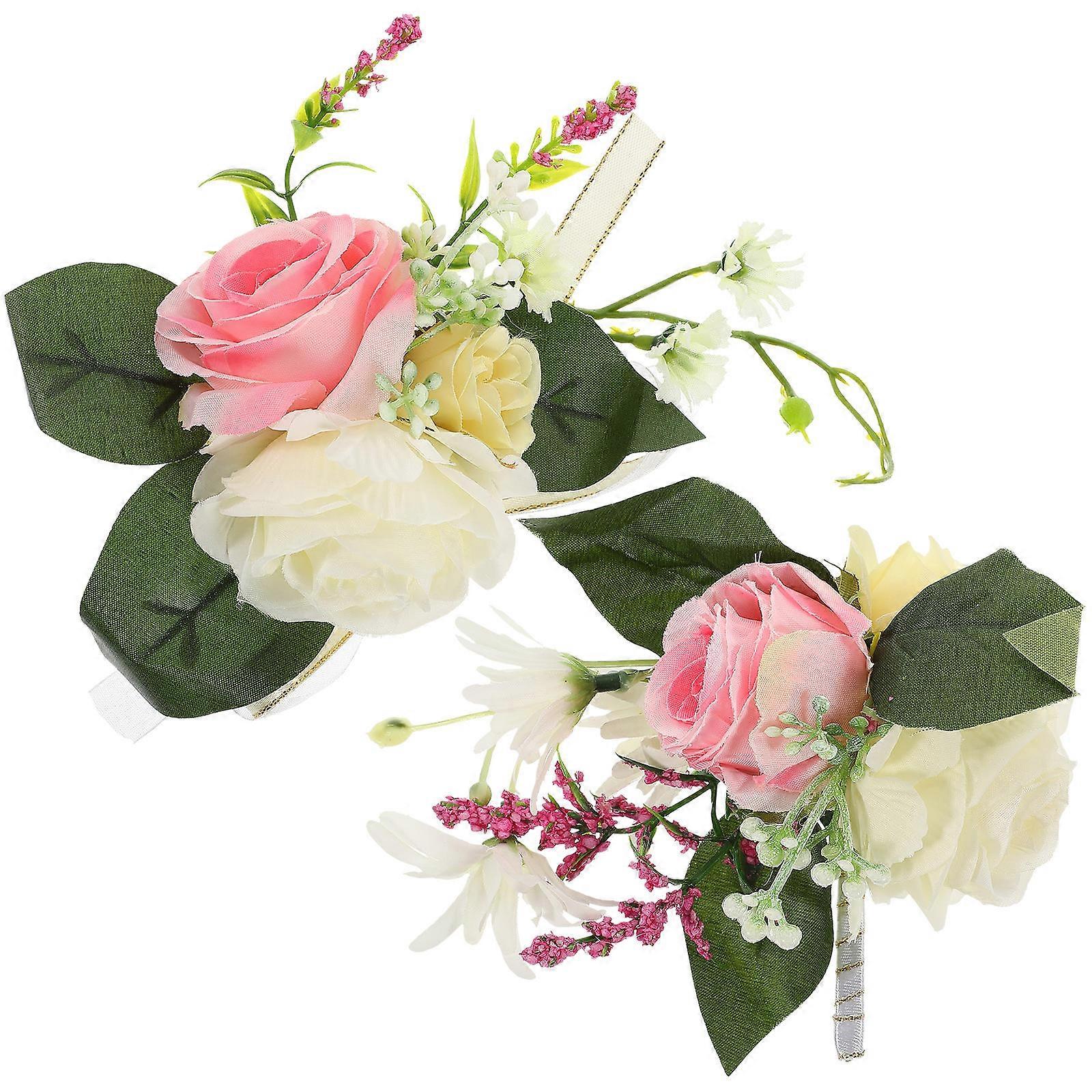 Here's a polished and engaging product description for your **Wedding Corsage & Boutonniere Set**:
🌸 **Wedding Corsage & Boutonniere Set – Pink