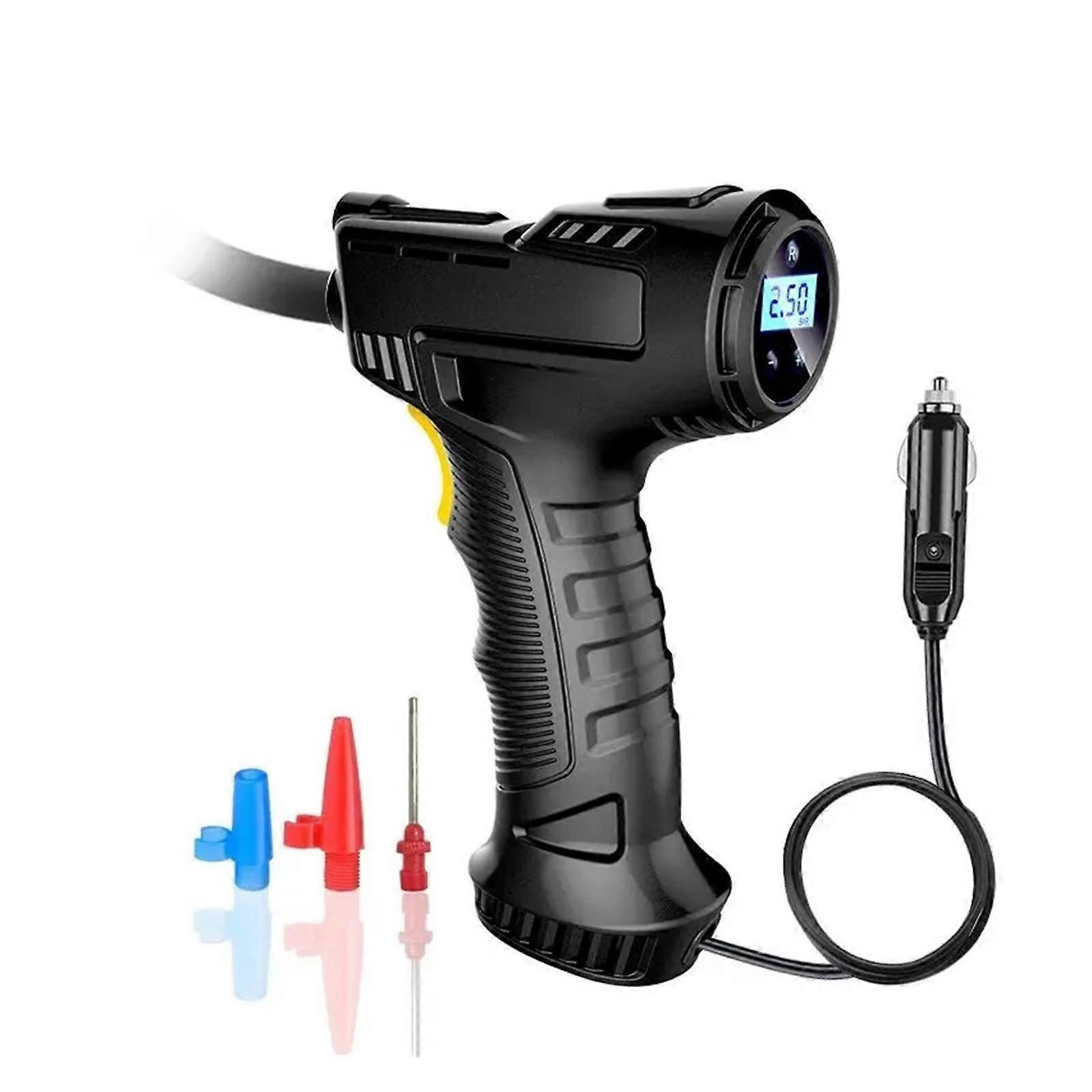 1 Set Auto Air Pump Handheld Black Portable Ref: 6292
