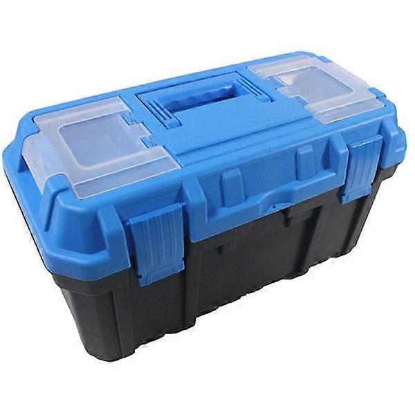 15 inch Toolbox Small Plastic Tool Boxes Storage and Organization with Removable Tray