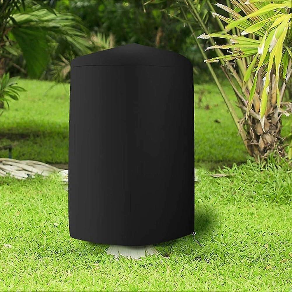 Cover for bird bath with elastic bottom, made of Oxford fabric, for protecting outdoor fountains (420D: 91 x 107 cm)