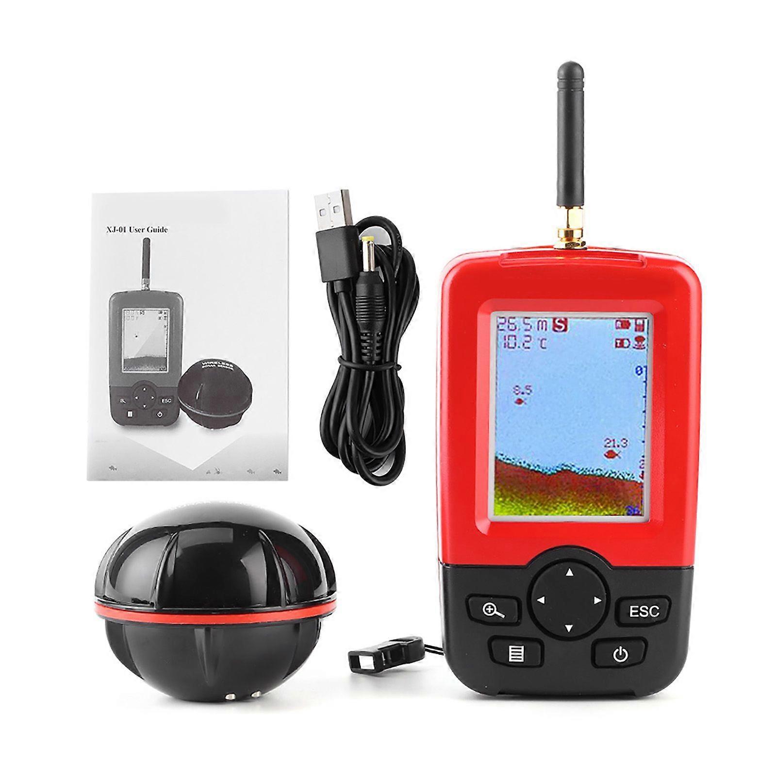 wireless sonar sensor fish finder for lake sea saltwater 148ft depth