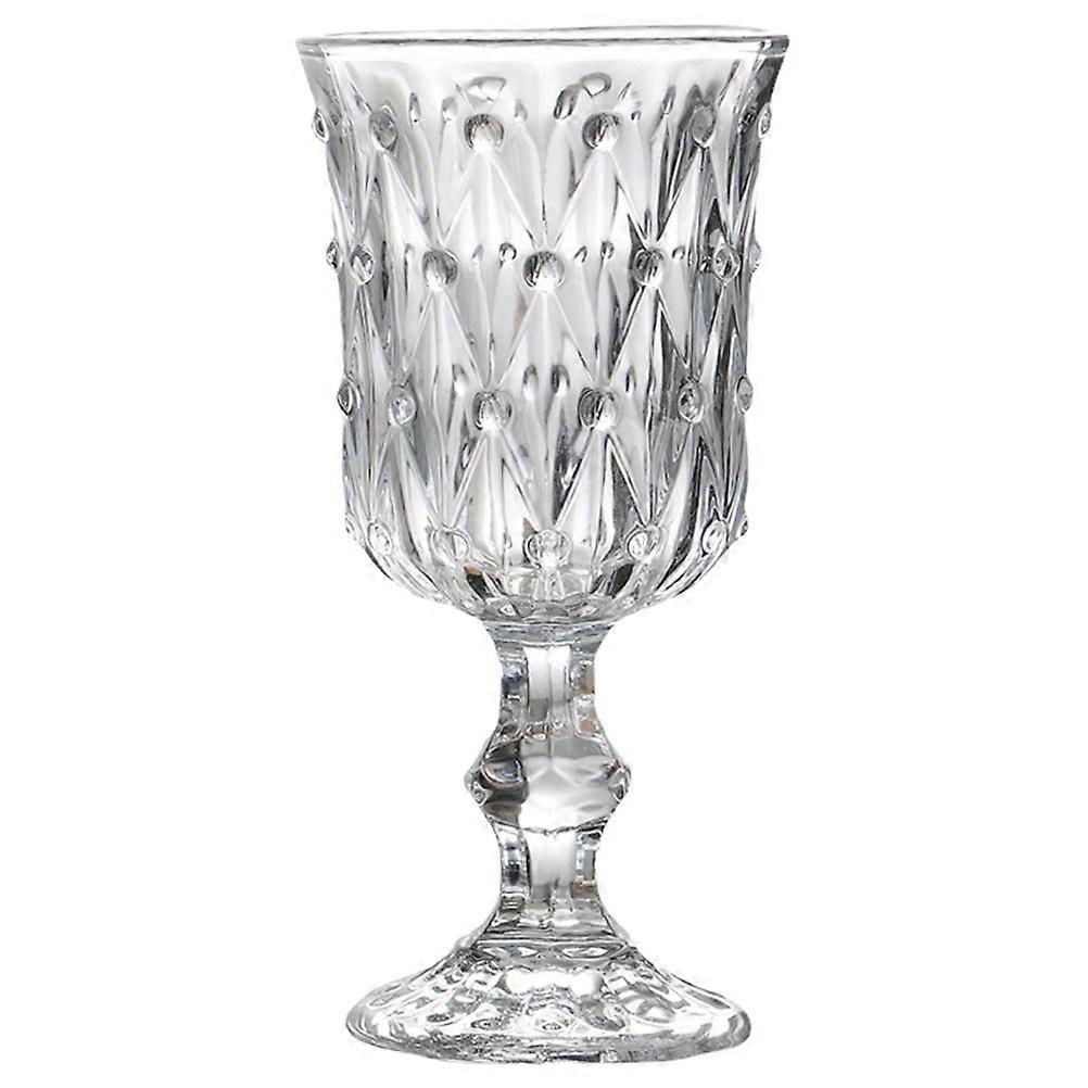 Transparent Glass Red Wine Goblet Wine Tasting Accessory for Home Bars and Special Events 6 oz
