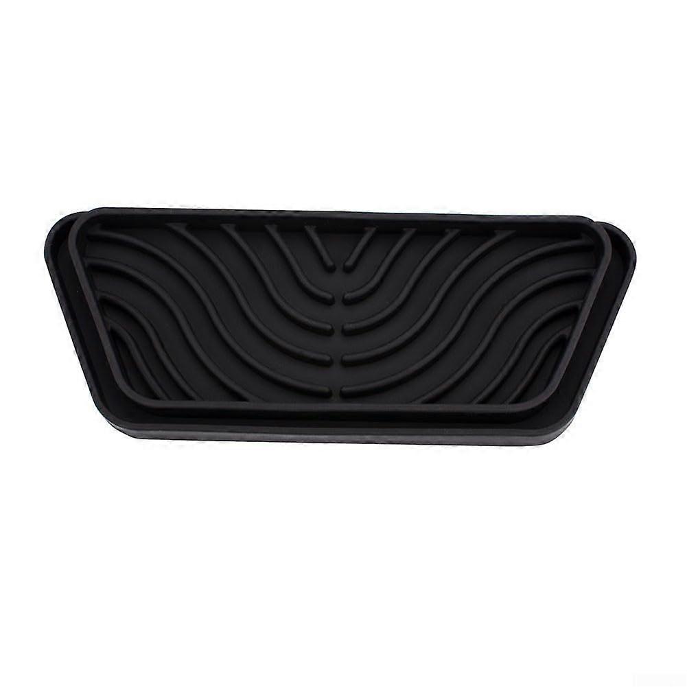Reusable Splashproof Water Catcher Tray, Specially Designed for Kitchen Refrigerator (Rectangular, Black)