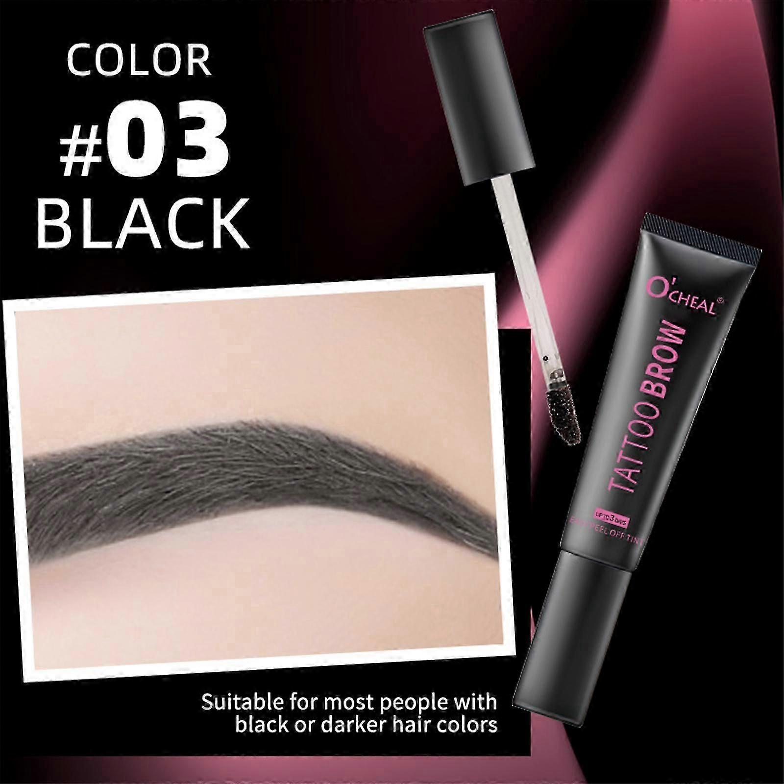 Gel à sourcils teinté, couleur de gel à sourcils imperméable 24 heures pour les sourcils des femmes, gel à sourcils teinté pour mascara à sourcils, gel à sourcils semi-permanent