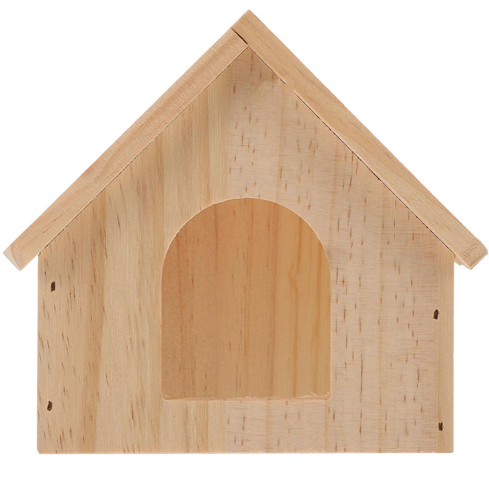 Wooden Hamster House Hamster Hideout Suitable for Small Pets