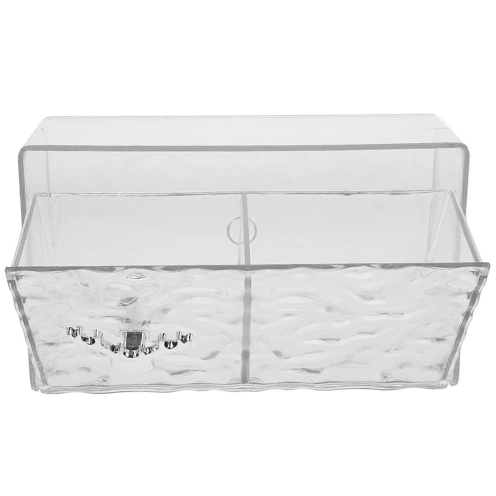 Cotton Puff Box Makeup Organizer Wall Vanity Storage Box for Storage Use
