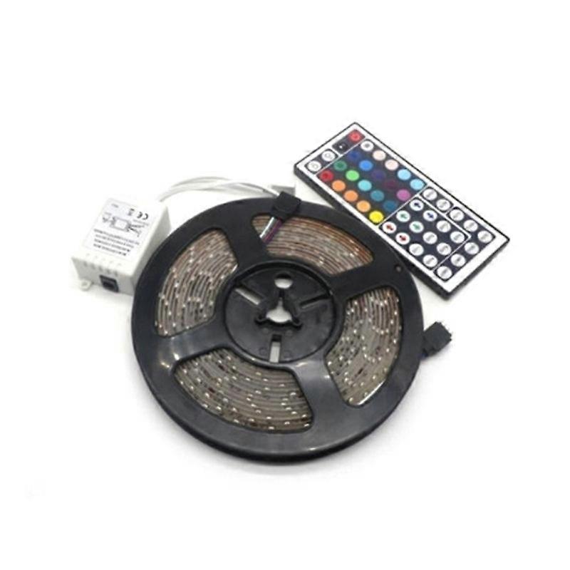 1PC 5M Waterproof RGB LED Light Strip With Energy Saving Features For Computer Decoration Assorted Color 1Pc