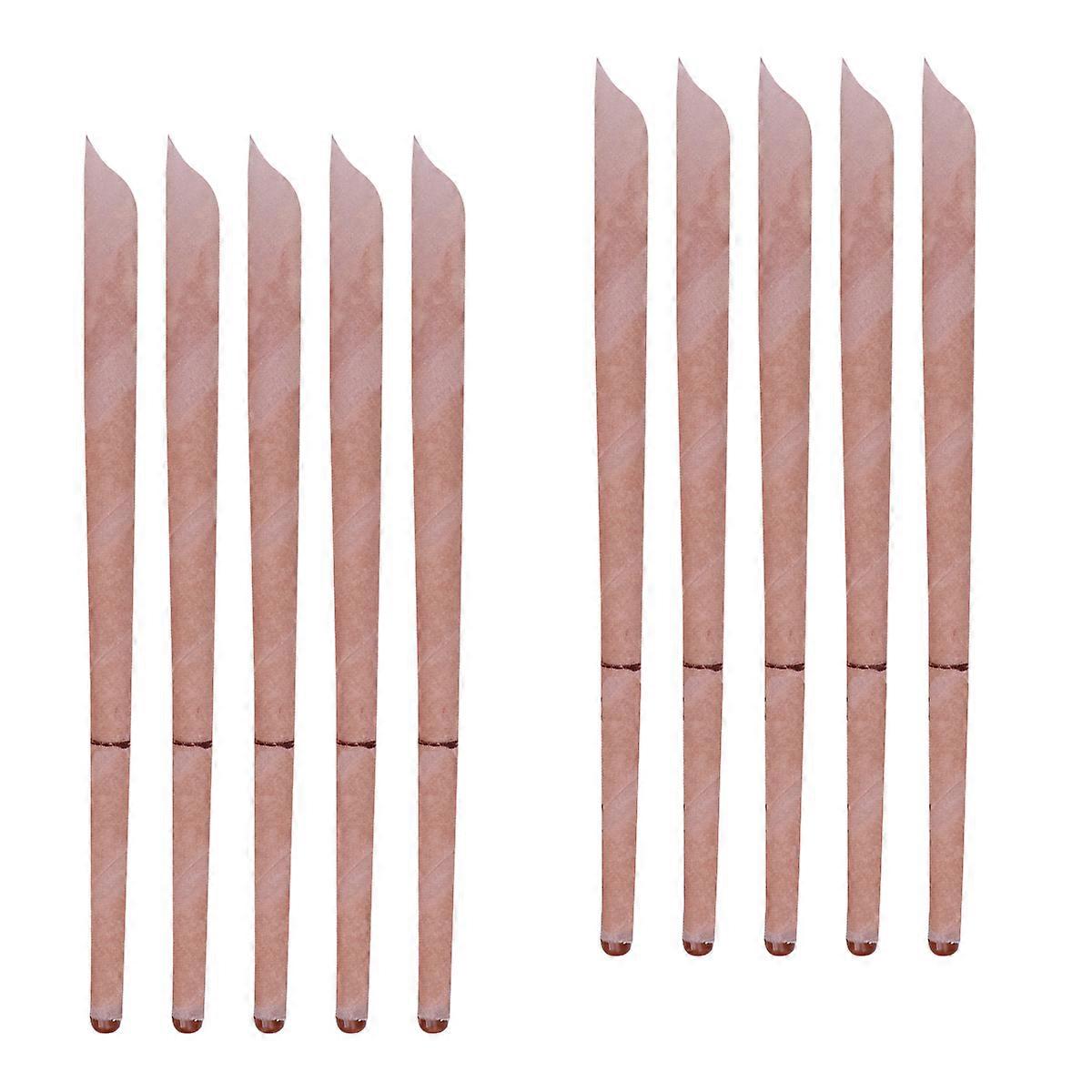 15Pcs Beeswax Ear Therapy Relaxation Tools Ideal For Spa And Home Use Bell Trumpet Shape For Adults Made Of Natural Materials