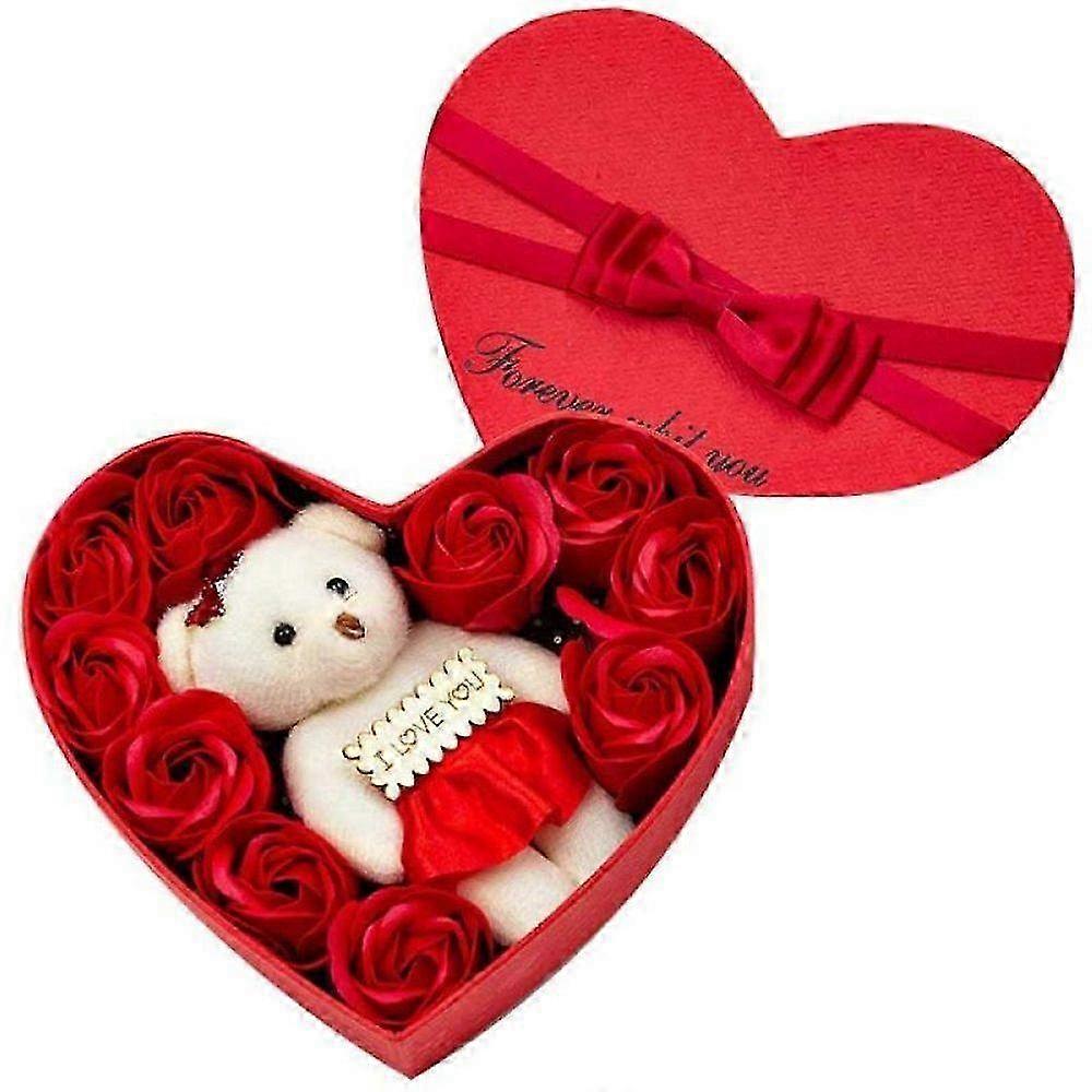 Rose Scented Soap Flowers in Gift Box - Πολυτελές Floral Σαπούνι Σετ για Ειδικές Περιστάσεις &; Διακόσμηση Σπιτιού
