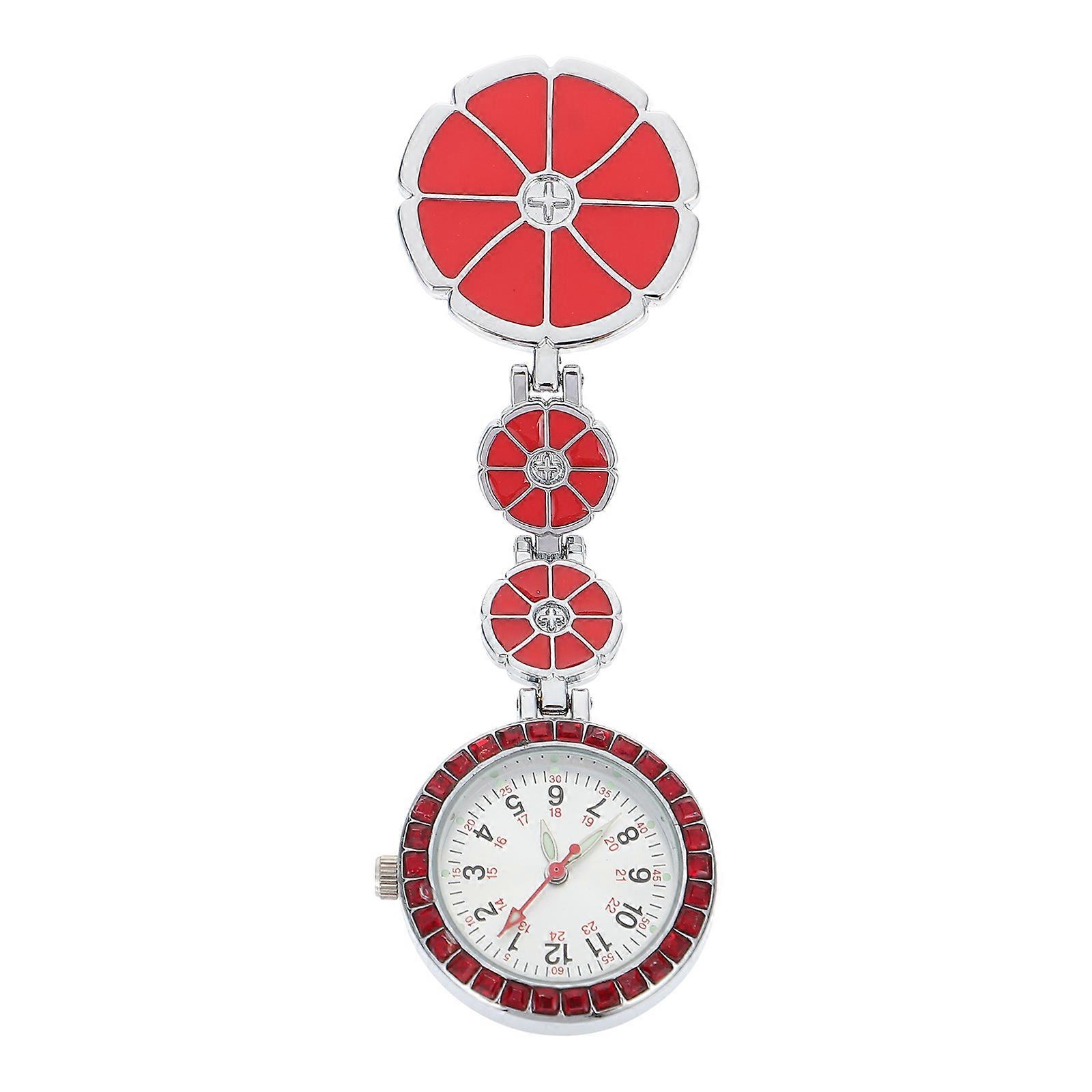 Nursing Fob Watch Timekeeping Companion For Medical Personnel With Round Shape And Practical Features In One Set