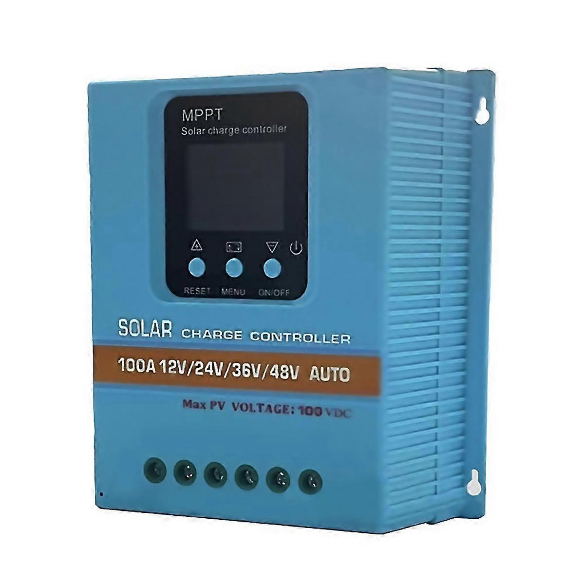 For Mppt Solar Charge Controller 12v 24v 36v 48v Lcd Display Solar Panel Battery Intelligent Solar R