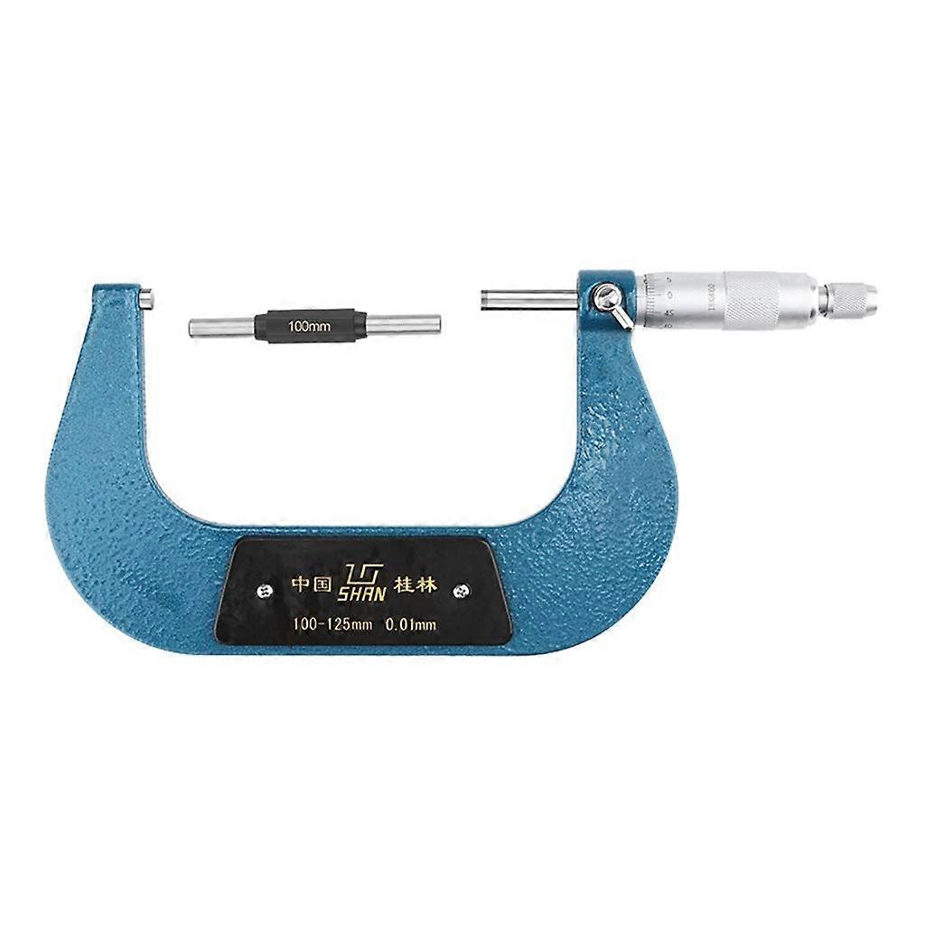 Outside Micrometres Micrometer 100-125mm Spiral 0.01mm Resolution