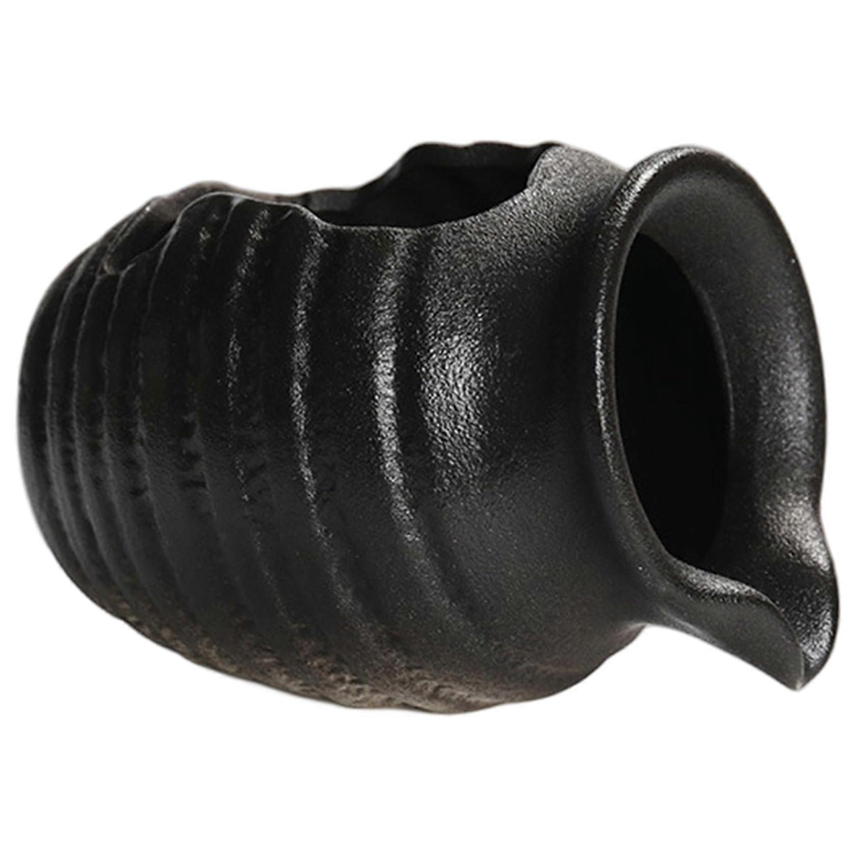 Ceramic fountain spitter for small ponds, with pipe and filter stone, elegant table fountain for home office, terrace, garden