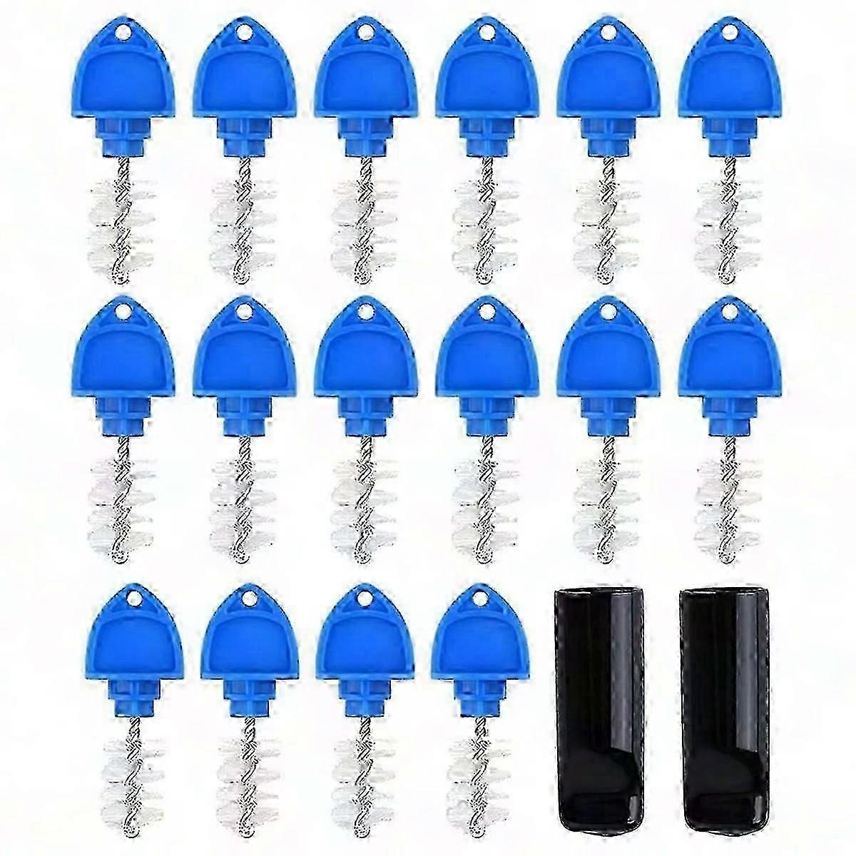 18 Pack Beer Tap Plug Brush Compatible with Draft Beer Faucet Cap Plugs
