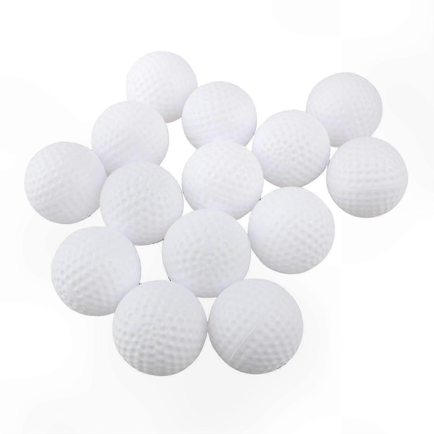 40pcs Practice Golf Balls Airflow Training Balls Plastic Golf Balls
