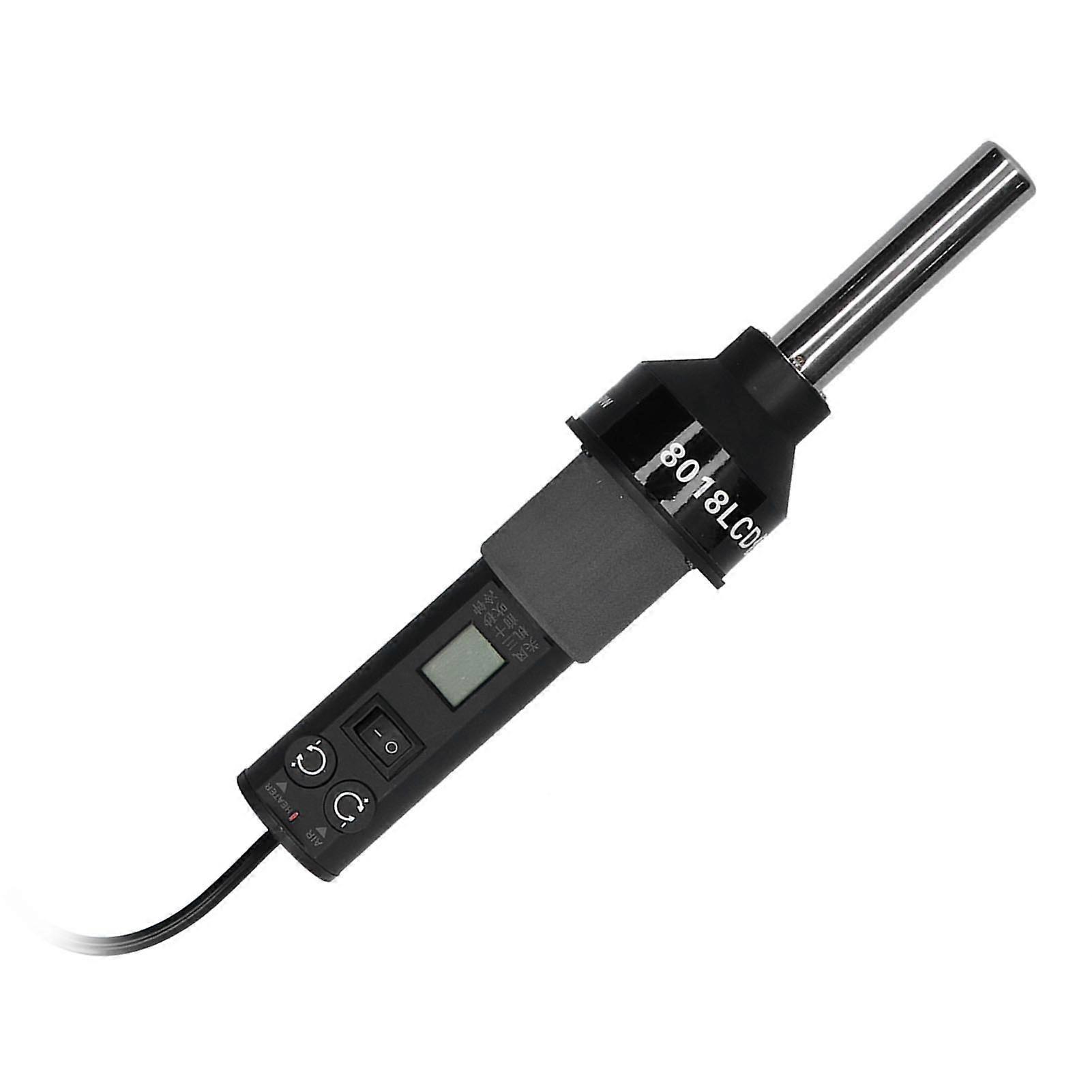 8018LCD Pistolet à air chaud portable 450W Température réglable 0-600°C Prise US