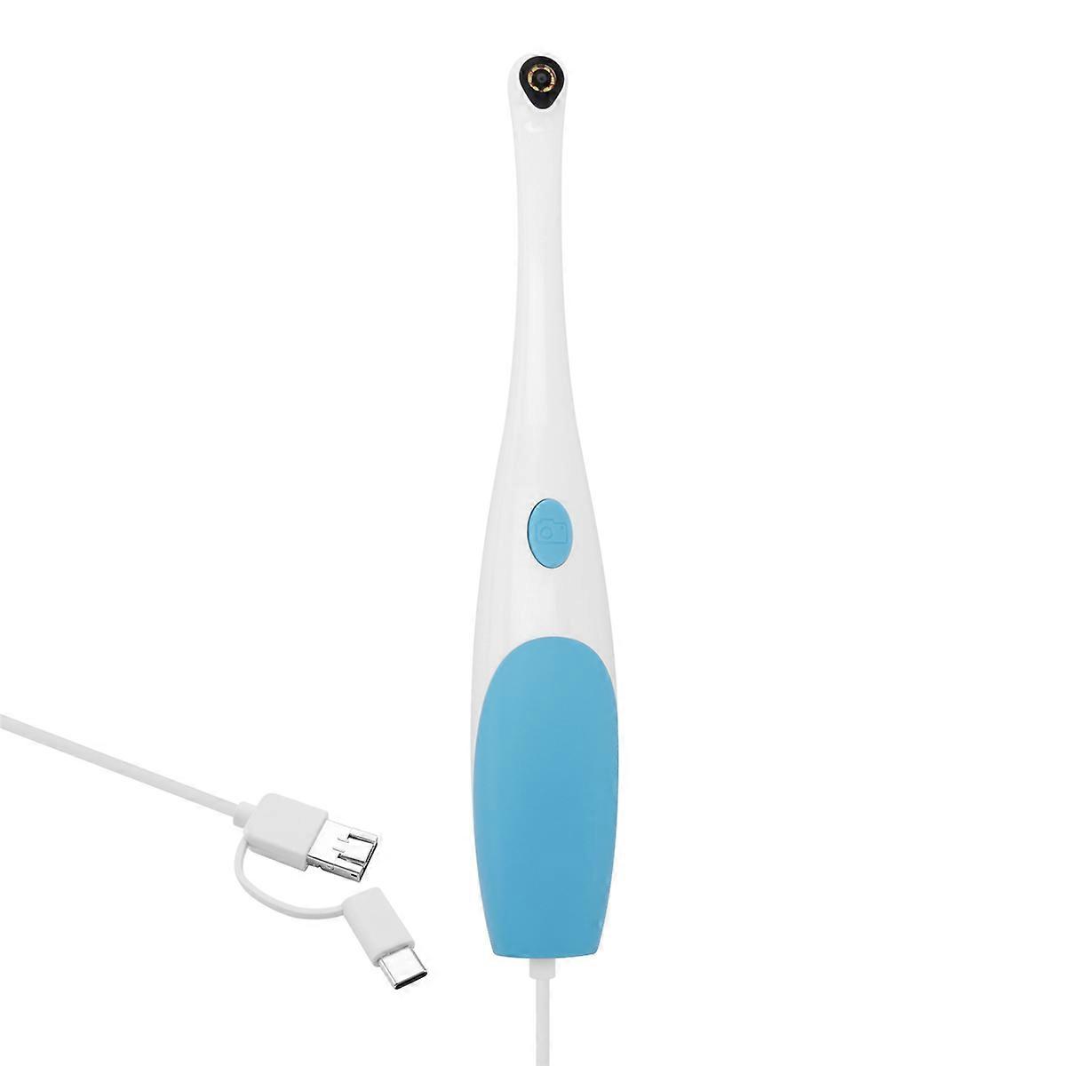 Handheld Android Endoscope Type-C Inspection Borescope 3IN1 USB Snake Camera 6 LED Lights for Androi