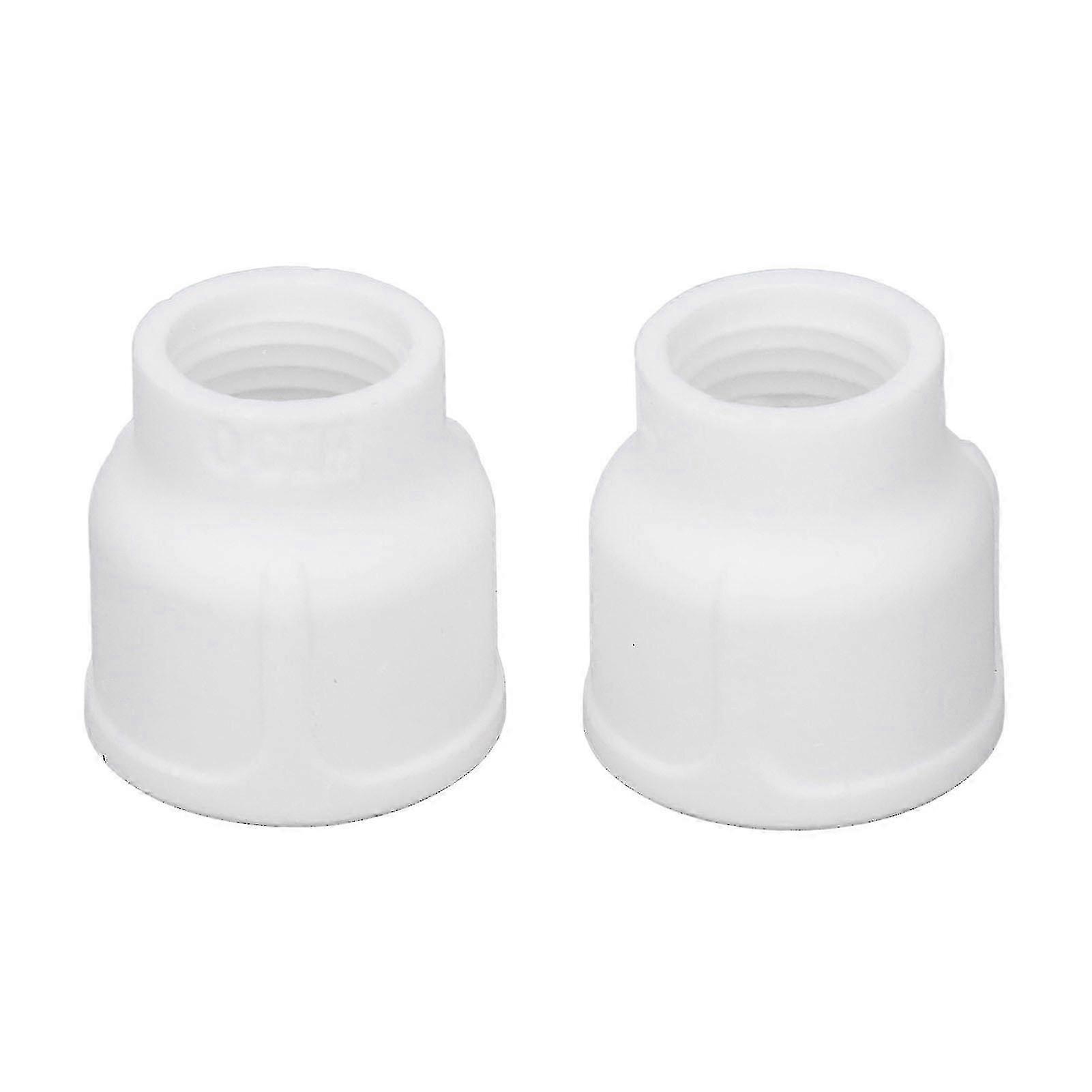 2Pcs White Ceramic Tig Welding Cups Compatible with DB SR WP 9 20 25 Torch Nozzle Kit